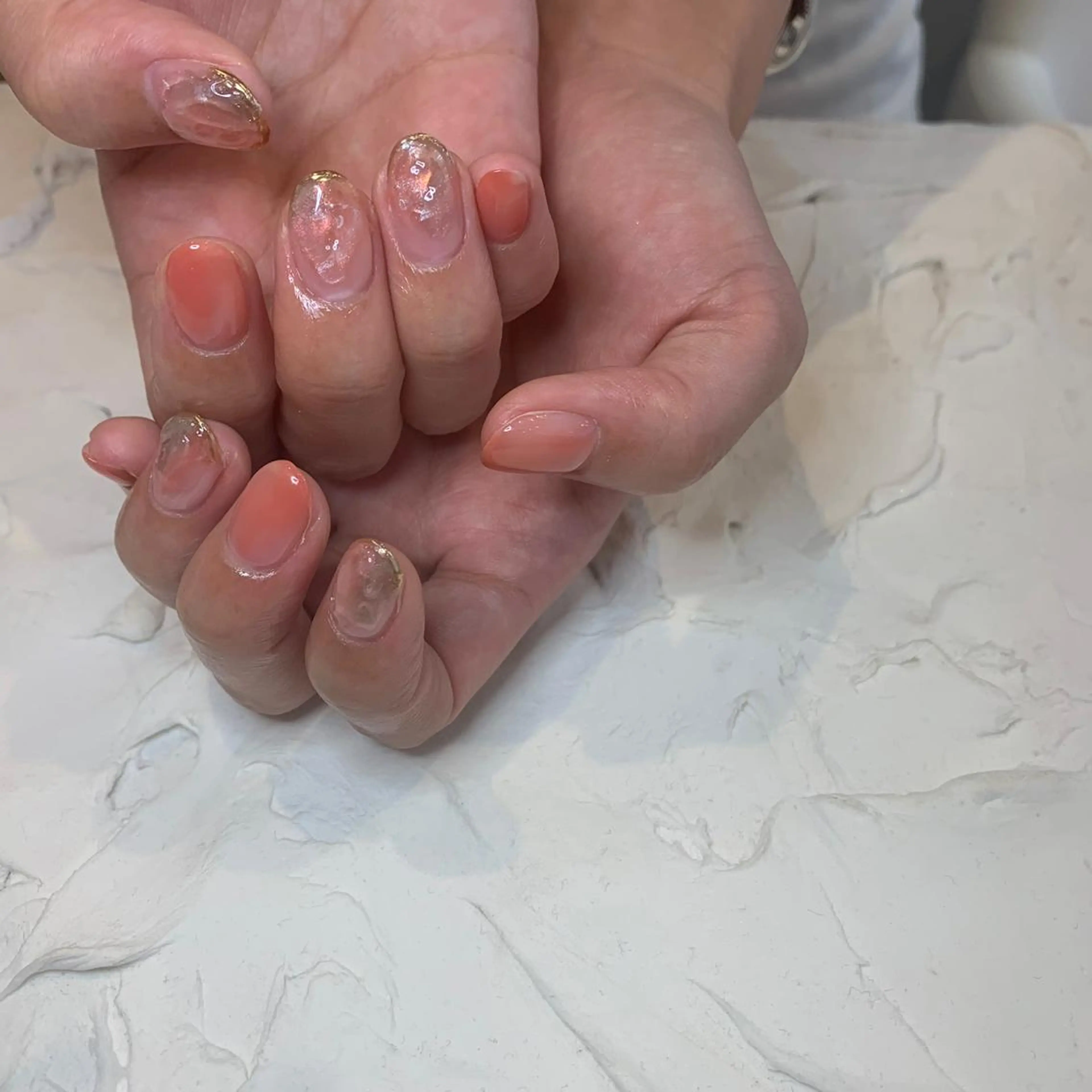 ネイル ニュアンスネイル ハンドネイル Natsuko 🪼のネイルデザイン