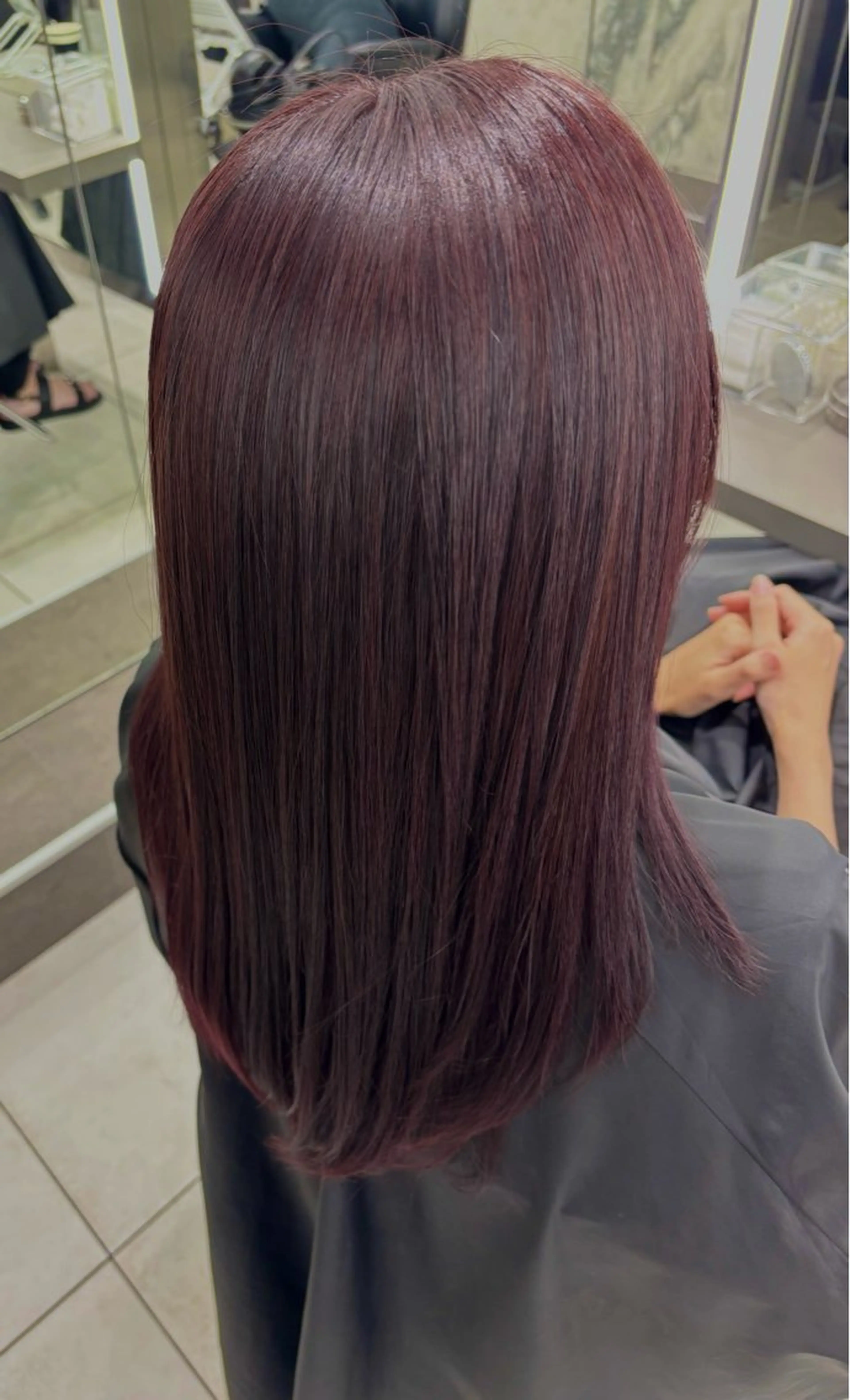 カラー ラベンダーカラー ヘアカラー トリートメント oto／透明感カラー /うる艶カラーのヘアスタイル