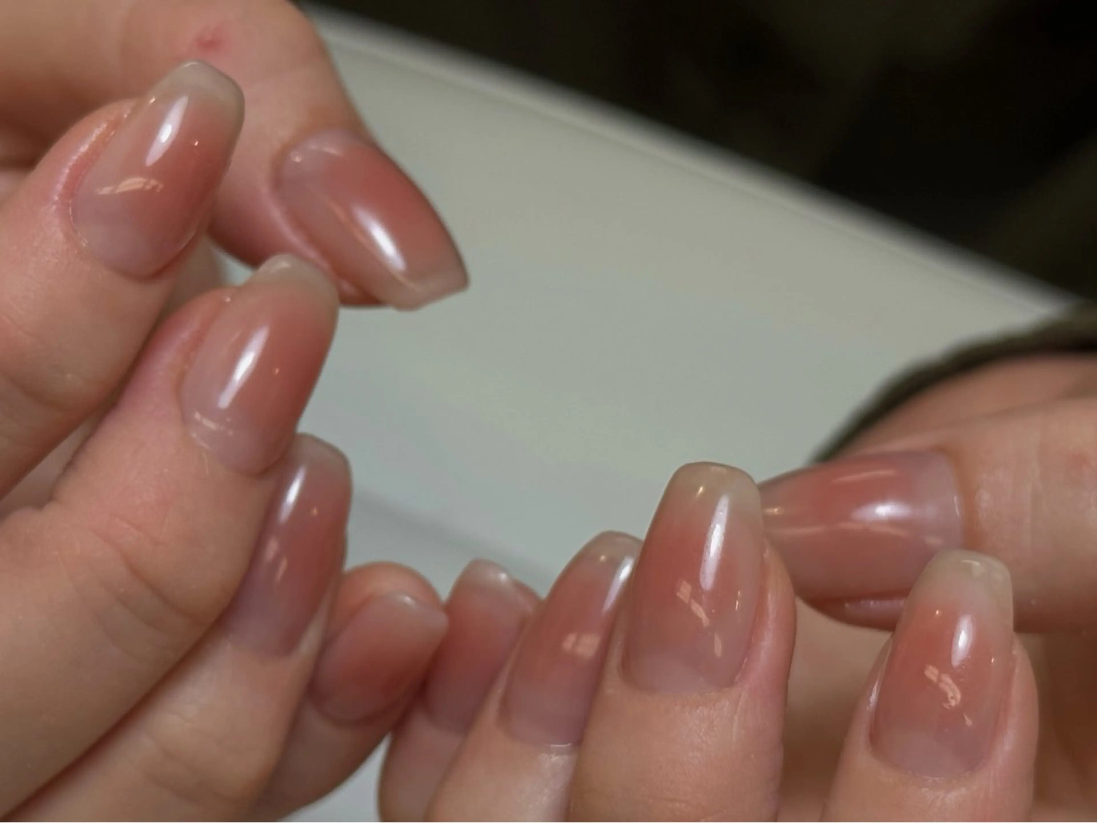 ネイル チークネイル フレンチネイル 韓国ネイル マグネットネイル 持ち込み ハンドネイル Hi nail🎀 池袋kozueのネイルデザイン