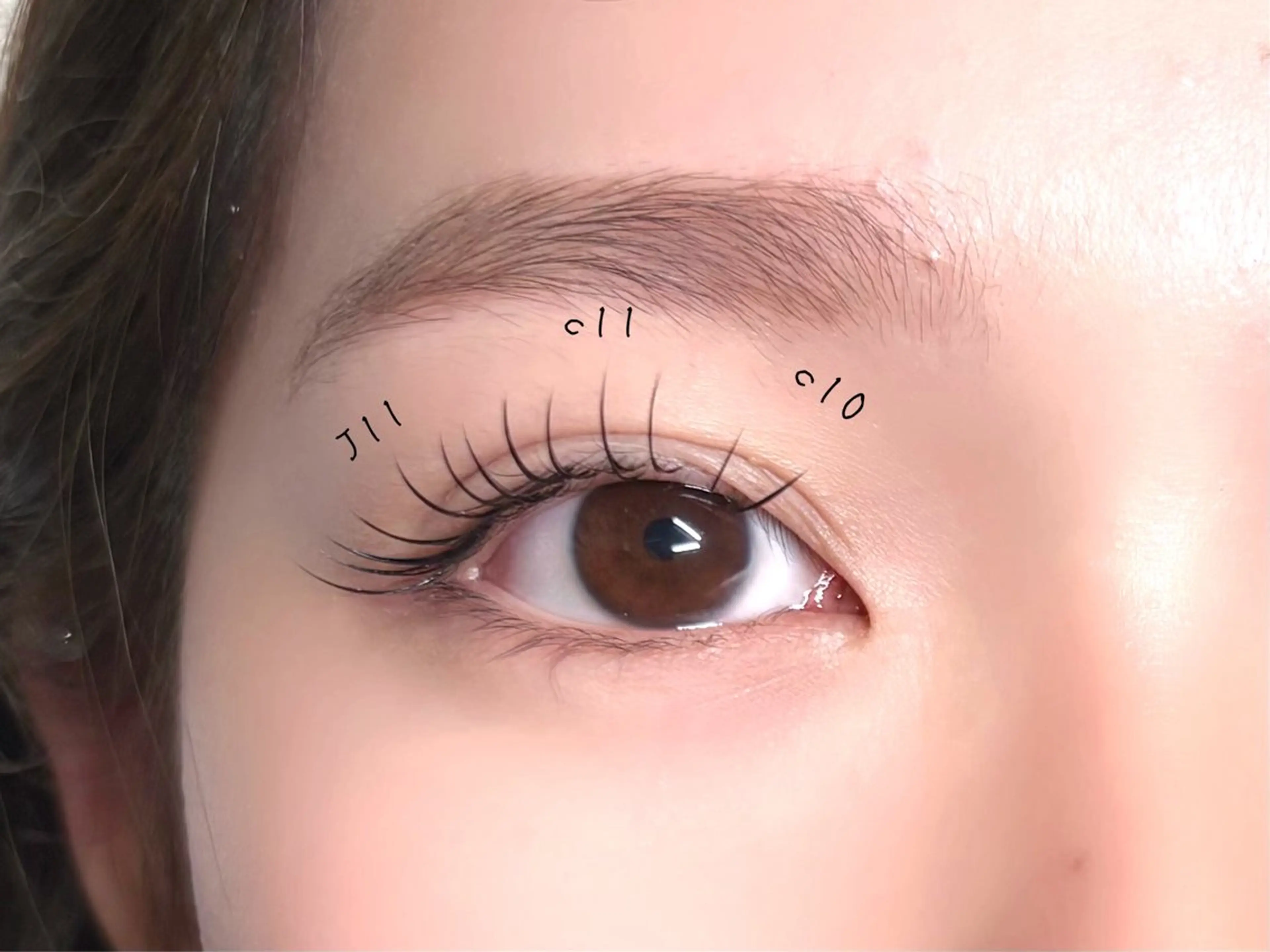 マツエク・マツパ バインドロック マツエク ENNE💎 Rikaのマツエク・マツパデザイン