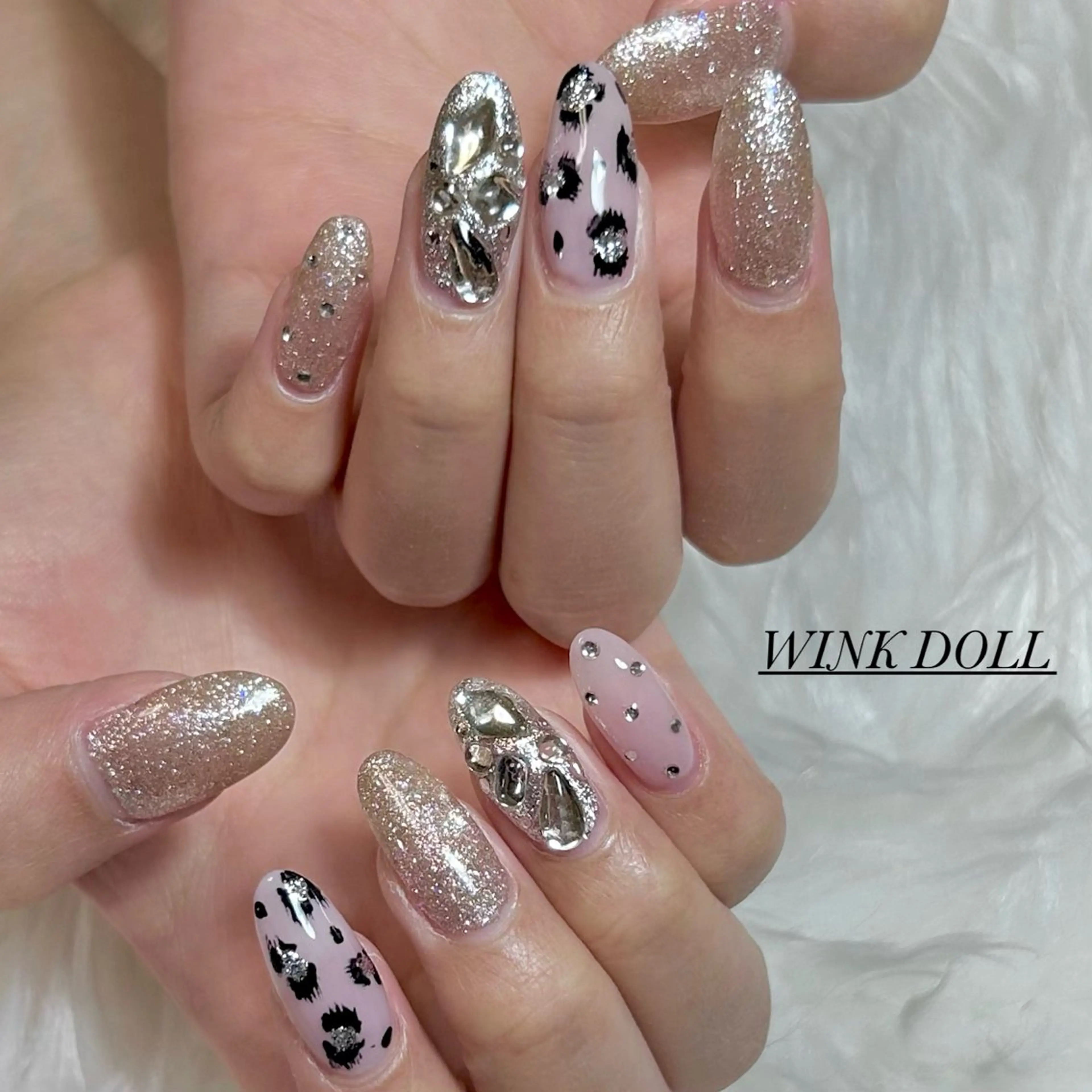 ネイル ハンドネイル WINK DOLL 🌹MIRAIのネイルデザイン