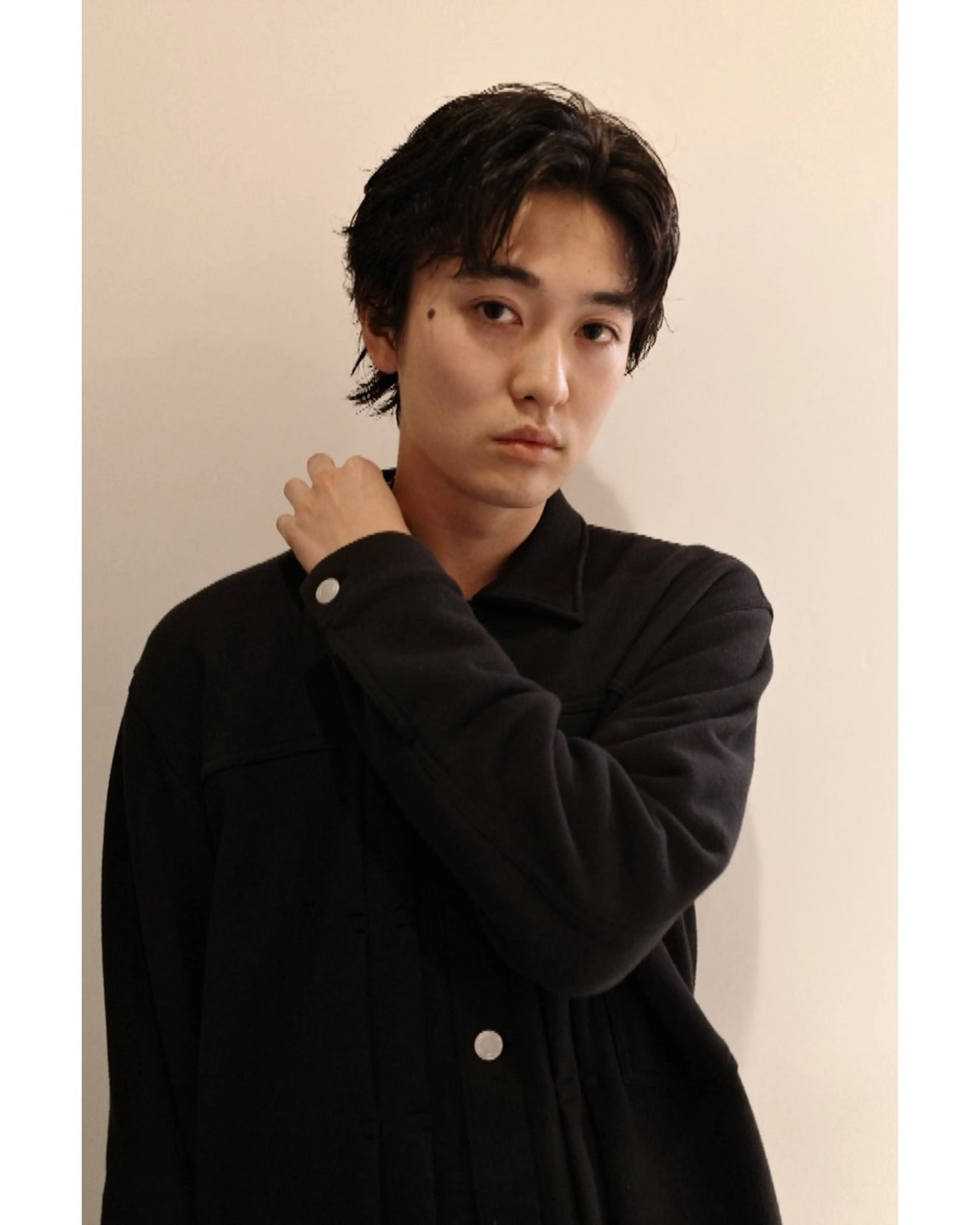 メンズ センターパート メンズパーマ スパイキーショート マレットヘア カット ヘッドスパ 🔥ショート特化 masaki🔥のヘアスタイル
