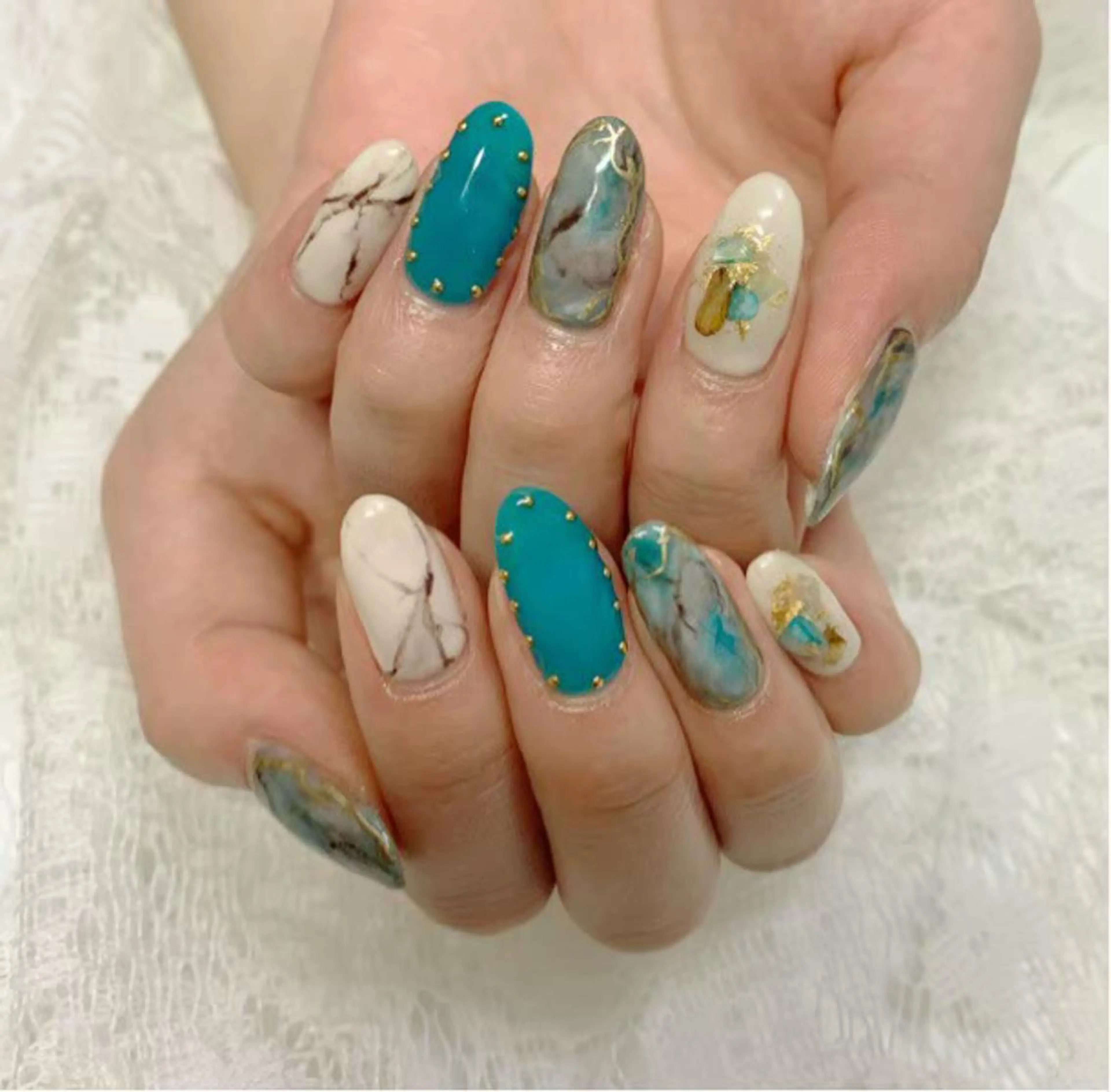 ネイル ハンドネイル ハンドケア ベテランネイル cnc  nailのネイルデザイン