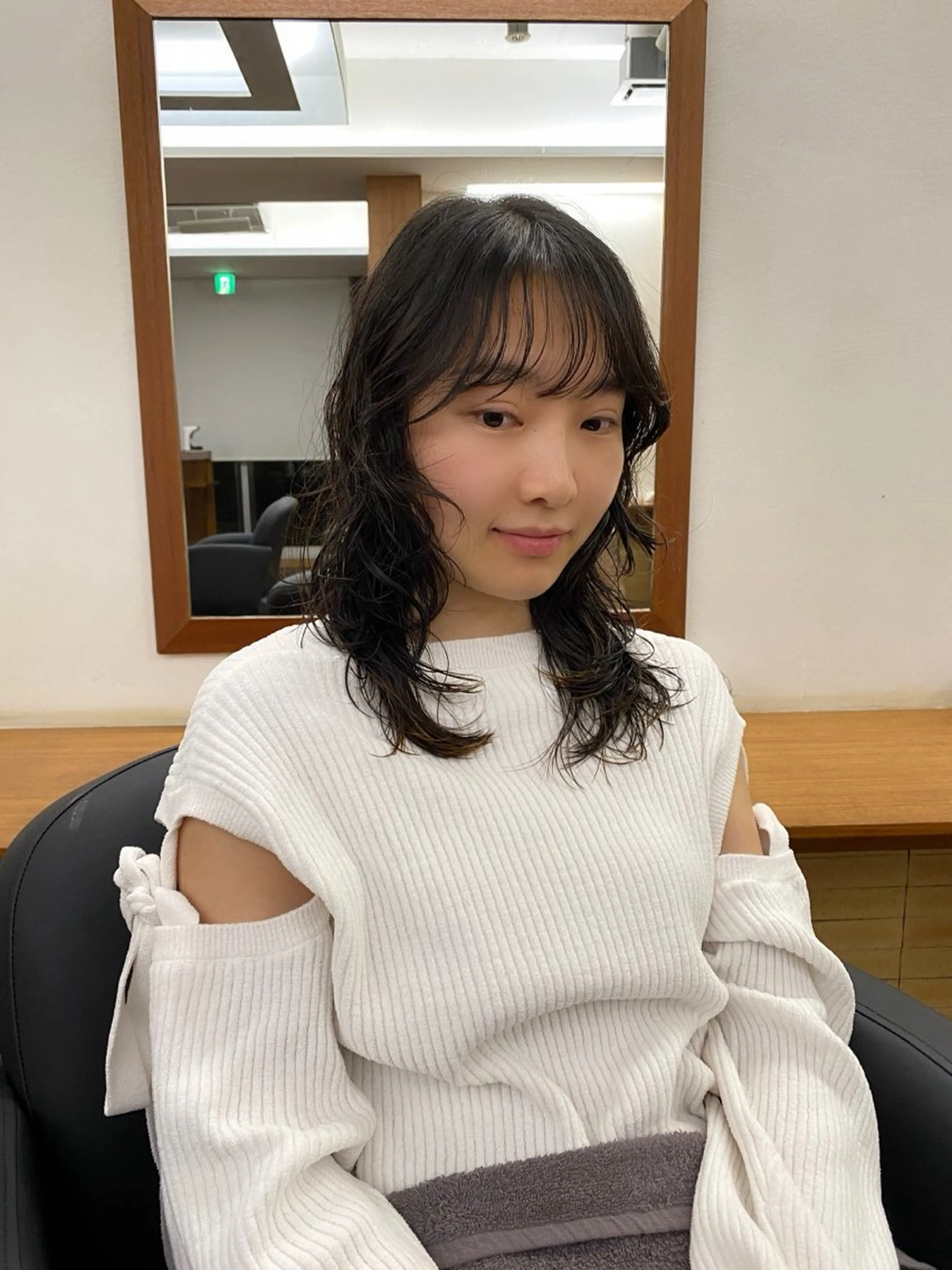 ミディアム パーマ Paddle所属・似合わせレイヤー/ ニュアンスパーマ高倉のヘアスタイル