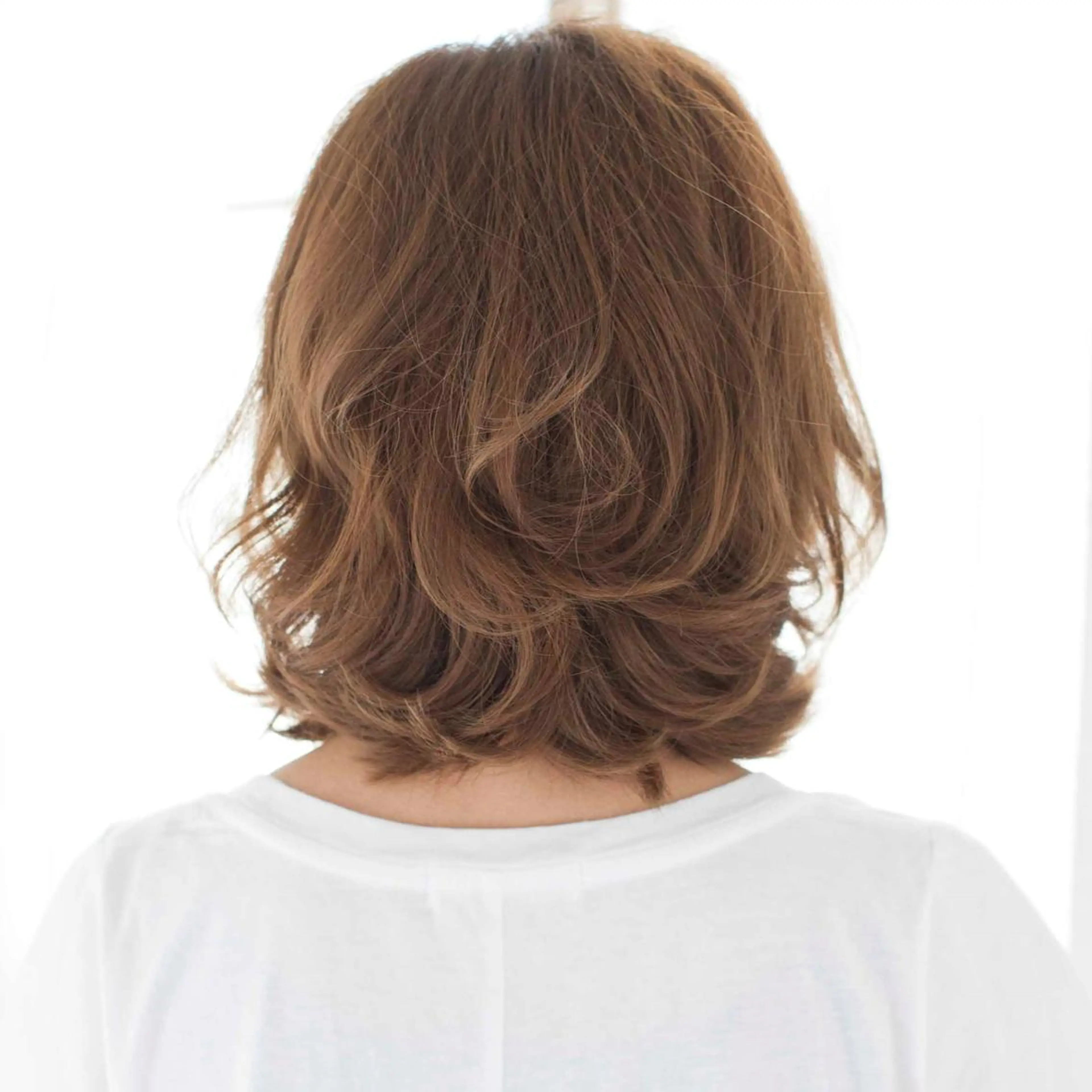 ショート カラー パーマ ベージュカラー カット ヘアカラー パーマ 森島 久美子のヘアスタイル