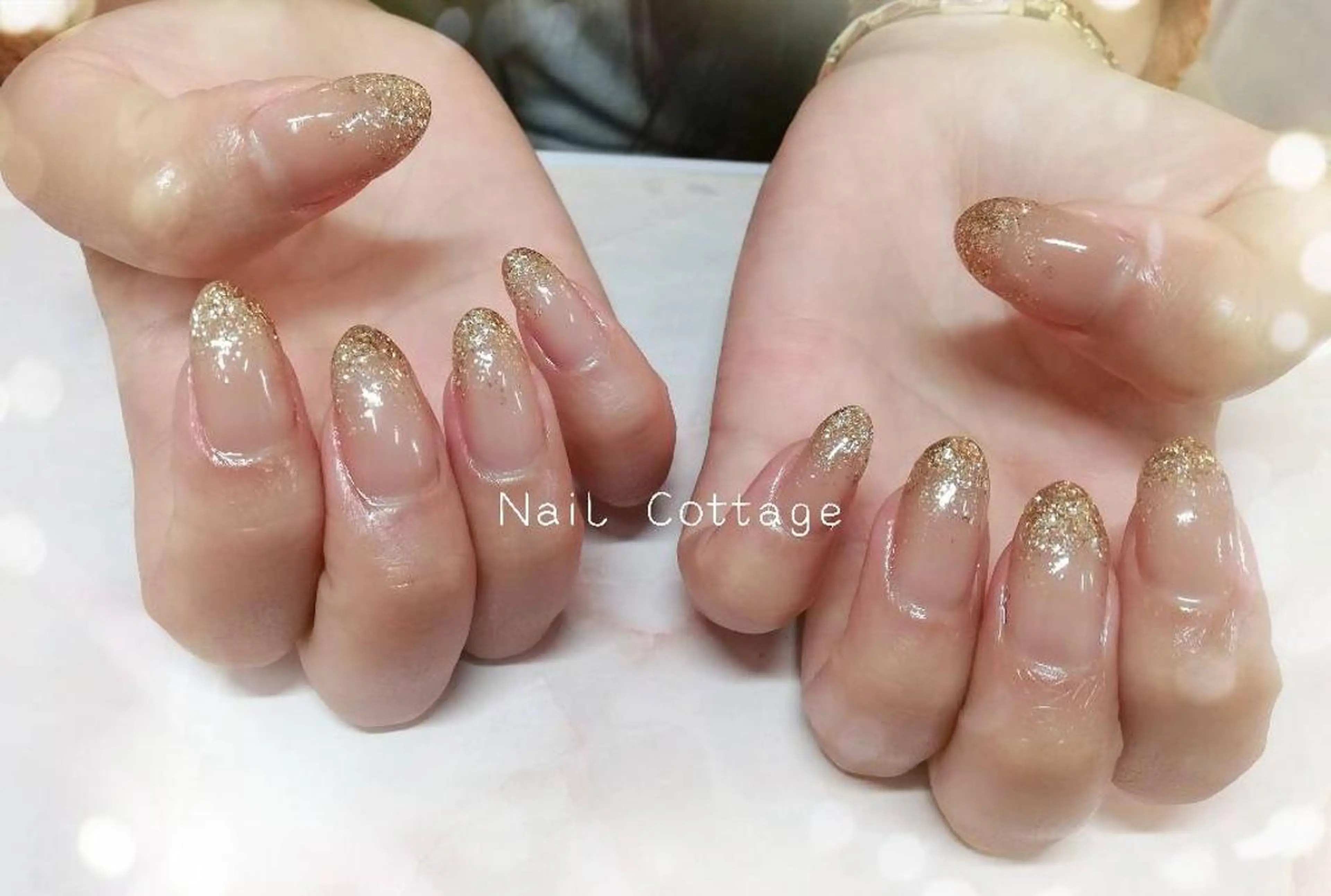 ネイル アートネイル フットネイル ジェルネイル 持ち込み ニュアンスネイル Nail cottageのネイルデザイン