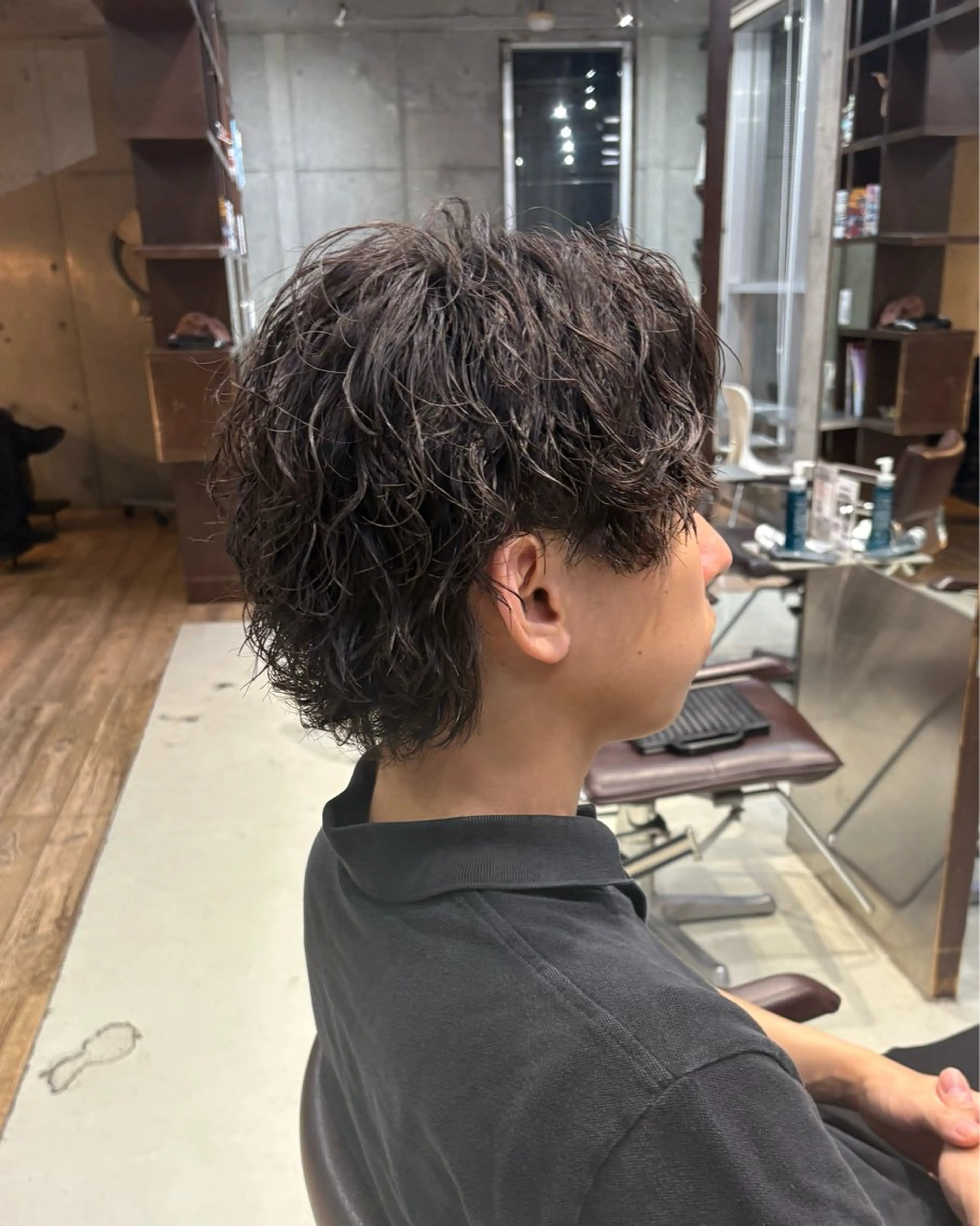 ショート パーマ メンズ fifth/メンズ パーマ/川﨑泰就のヘアスタイル