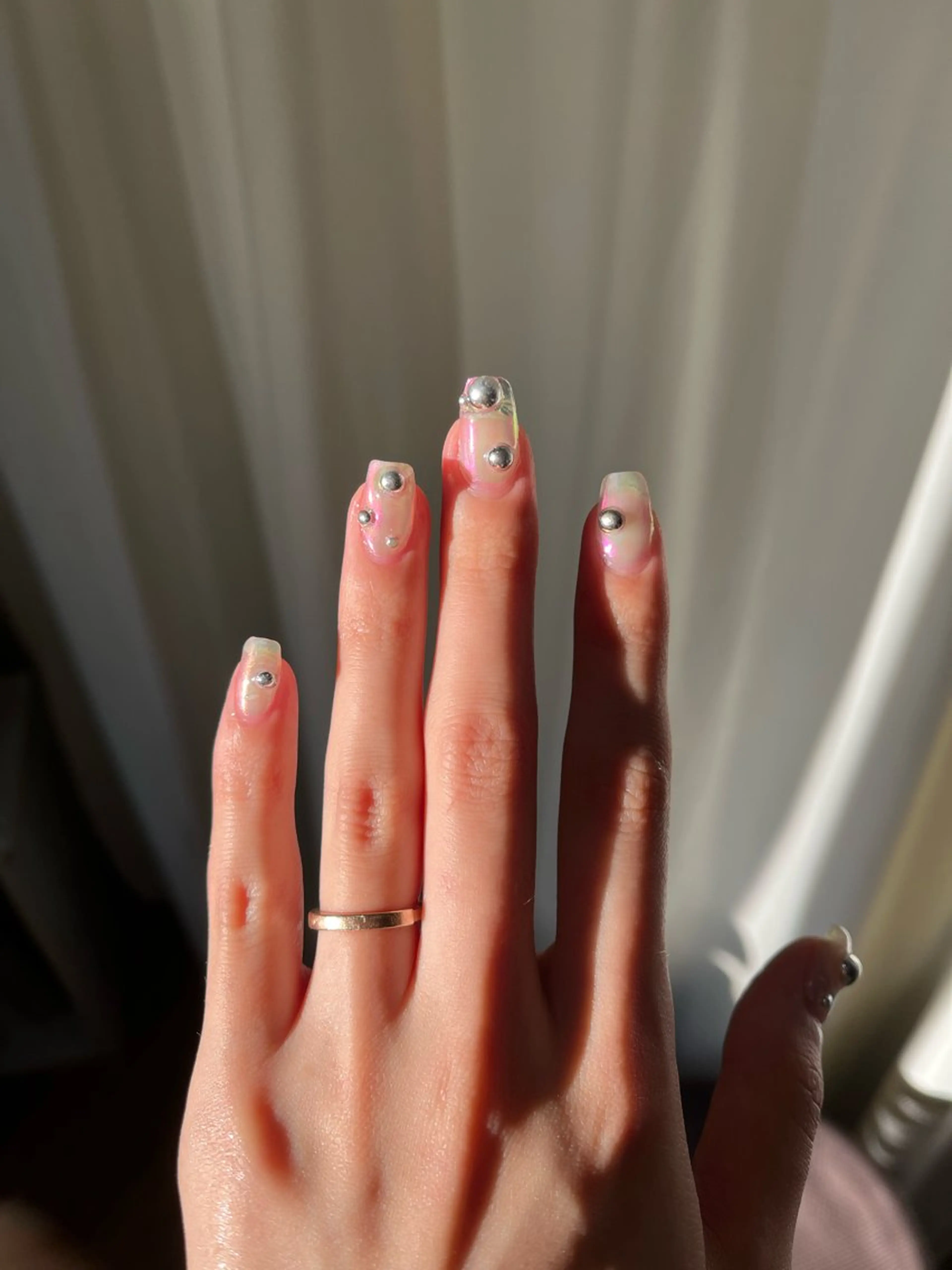 【10本長さだし・オフ込み】10本シンプルアート🪿の写真