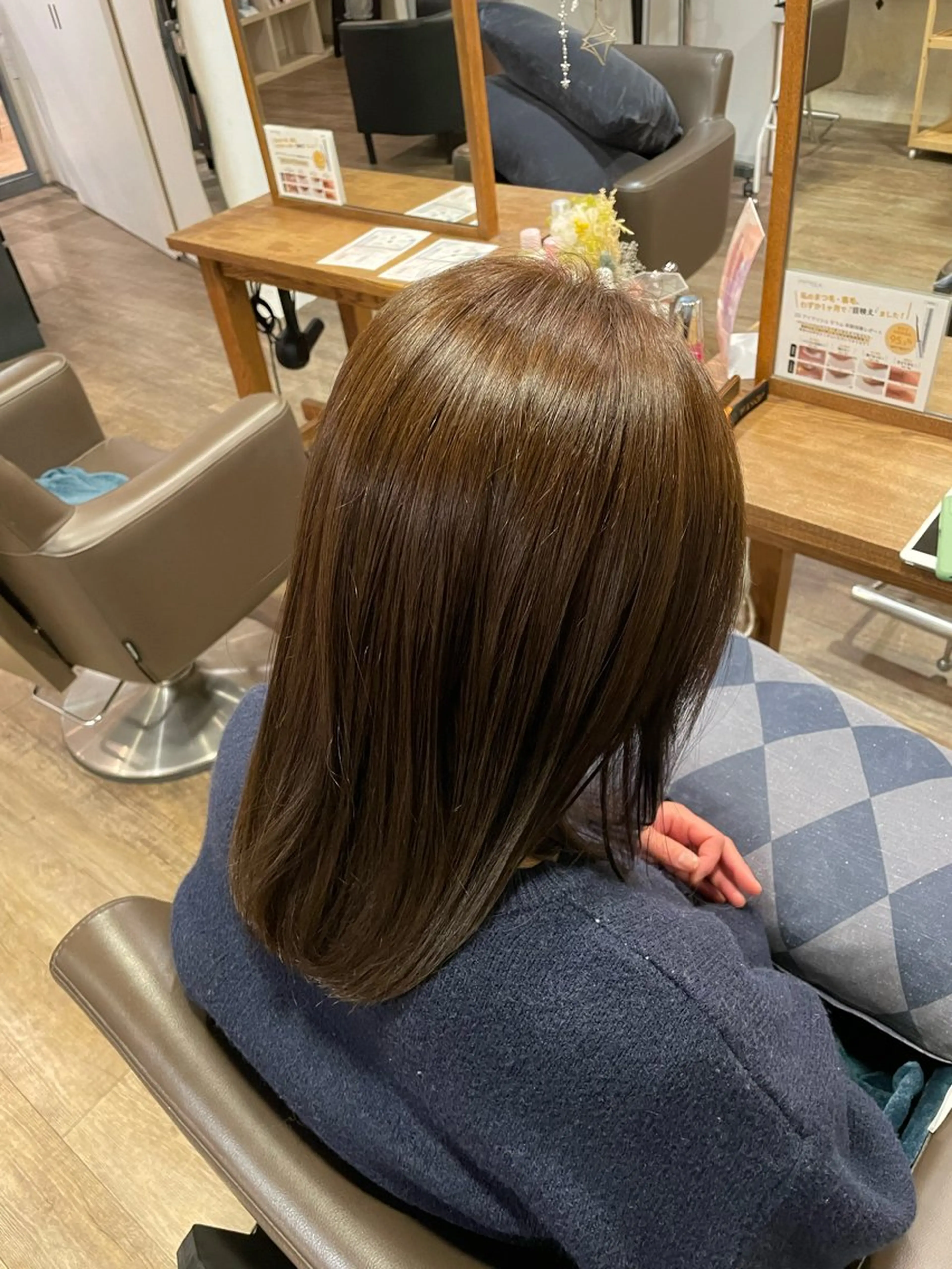 ミディアム カット ヘアカラー トリートメント bifinoLuce / 松村琉希のヘアスタイル