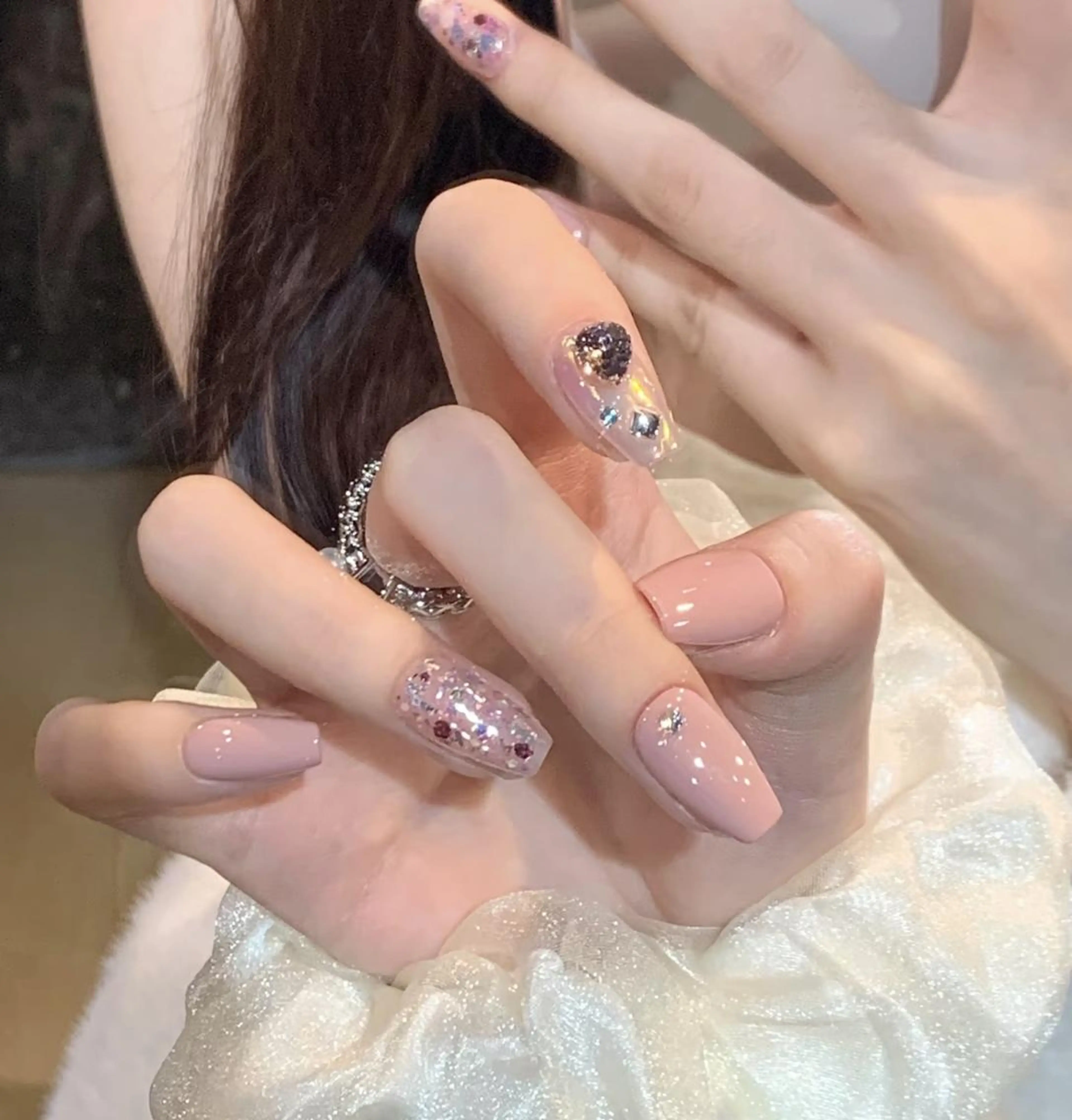 ネイル ハンドネイル By moonネイル 🌷ワンホン/韓国風のネイルデザイン