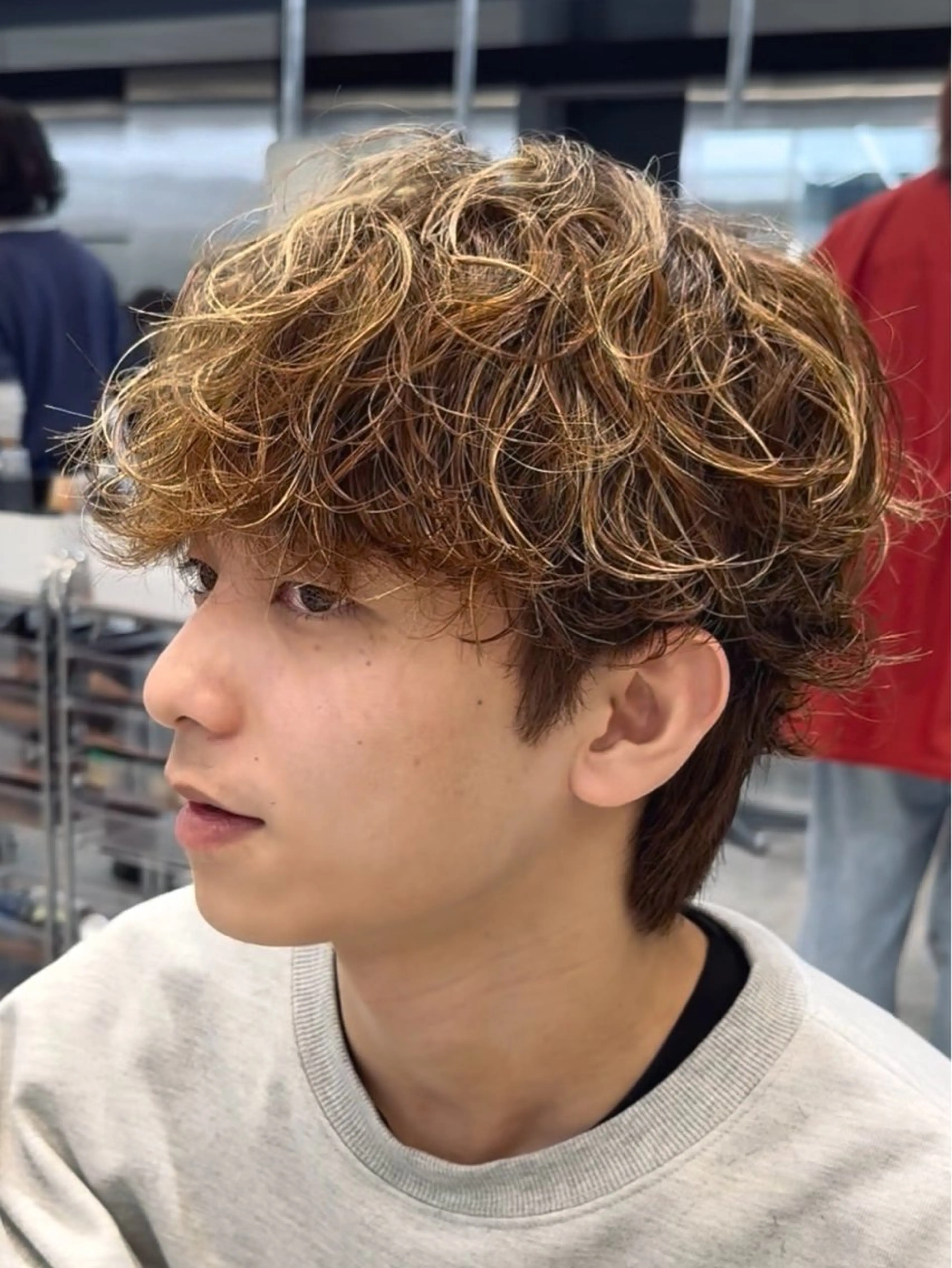 パーマ メンズ ゆきえ🤍 fifth/パーマ‪のヘアスタイル