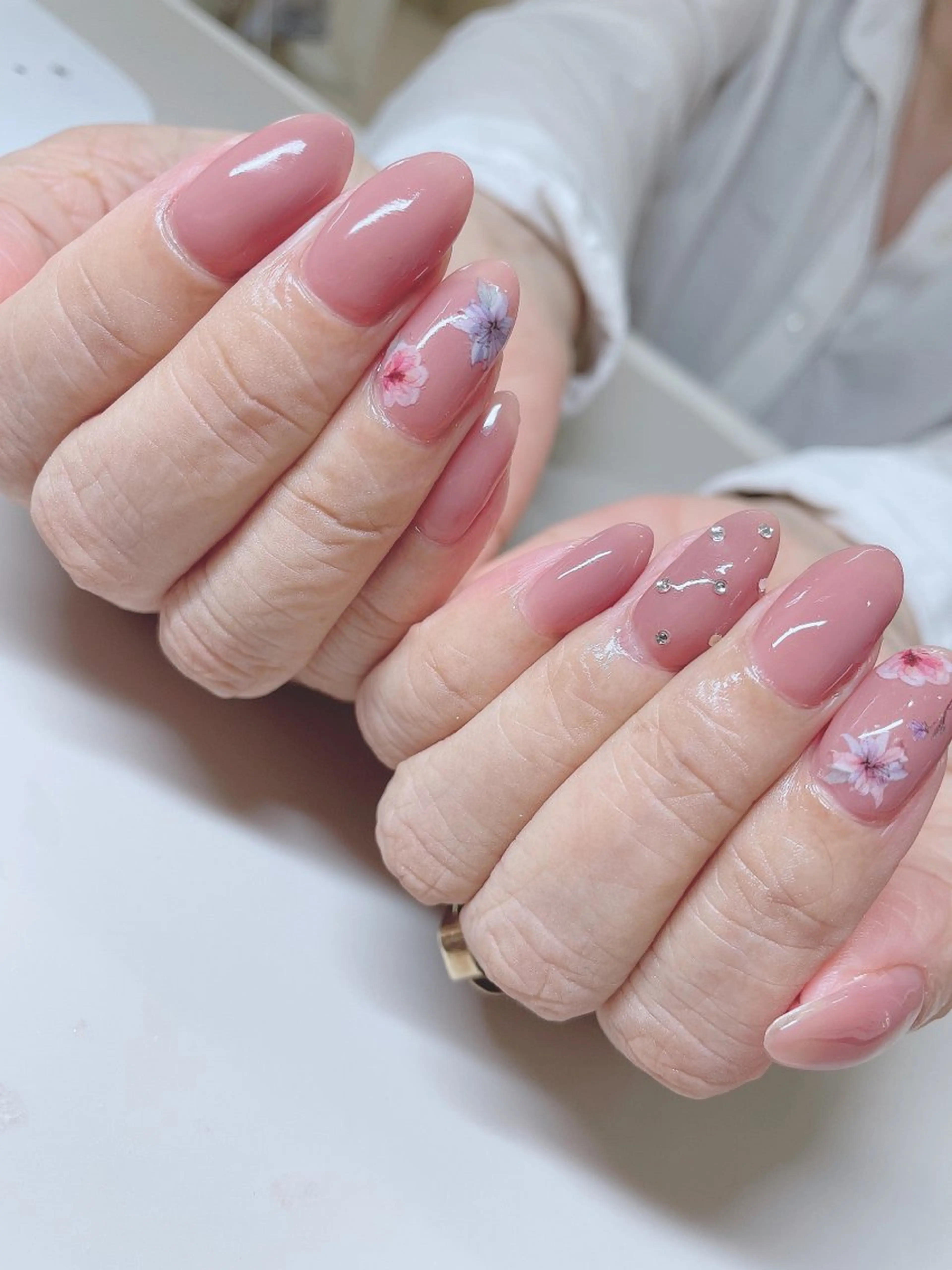 ネイル 春ネイル ハンドネイル K'nail tomokaのネイルデザイン