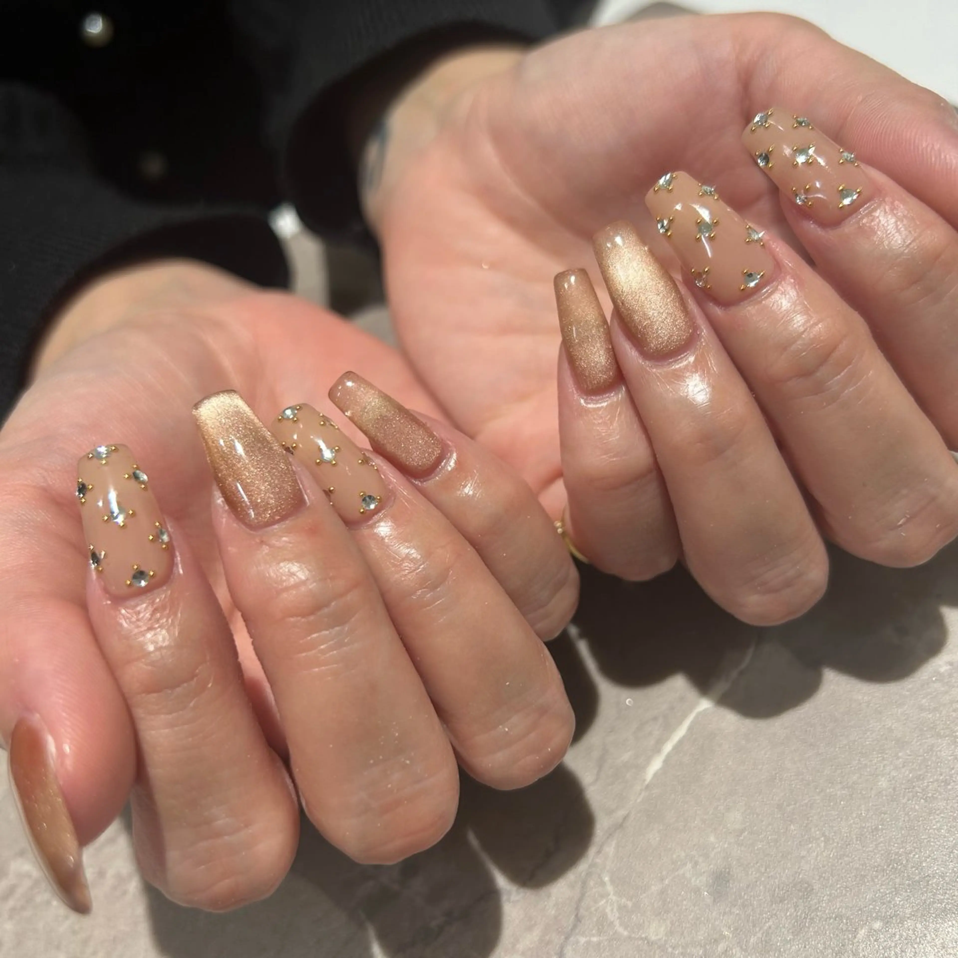 ネイル スクエアネイル Lulea nailのネイルデザイン