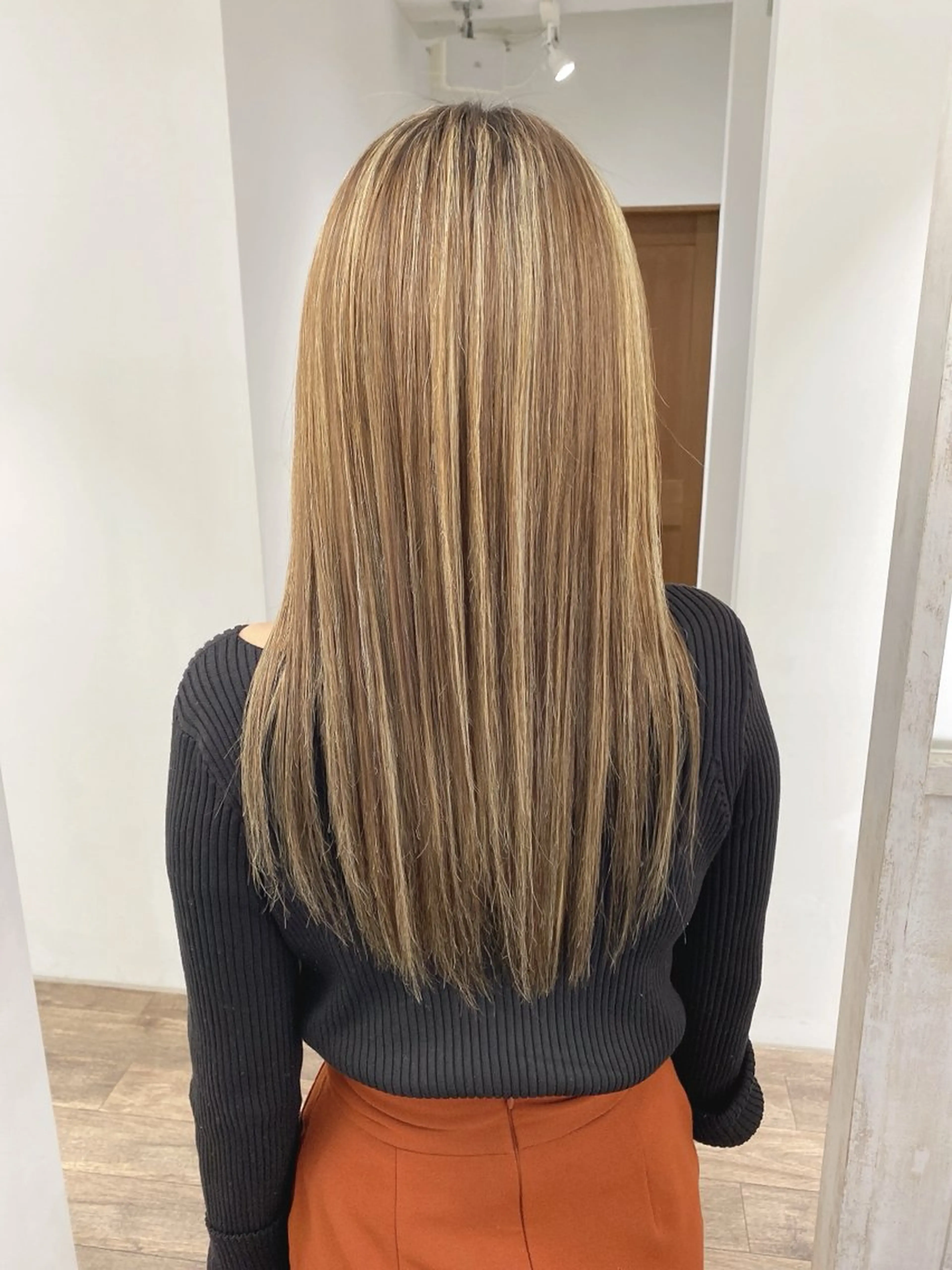 ロング カラー ヘアカラー トリートメント ハイライト⭐️上野 高広のヘアスタイル