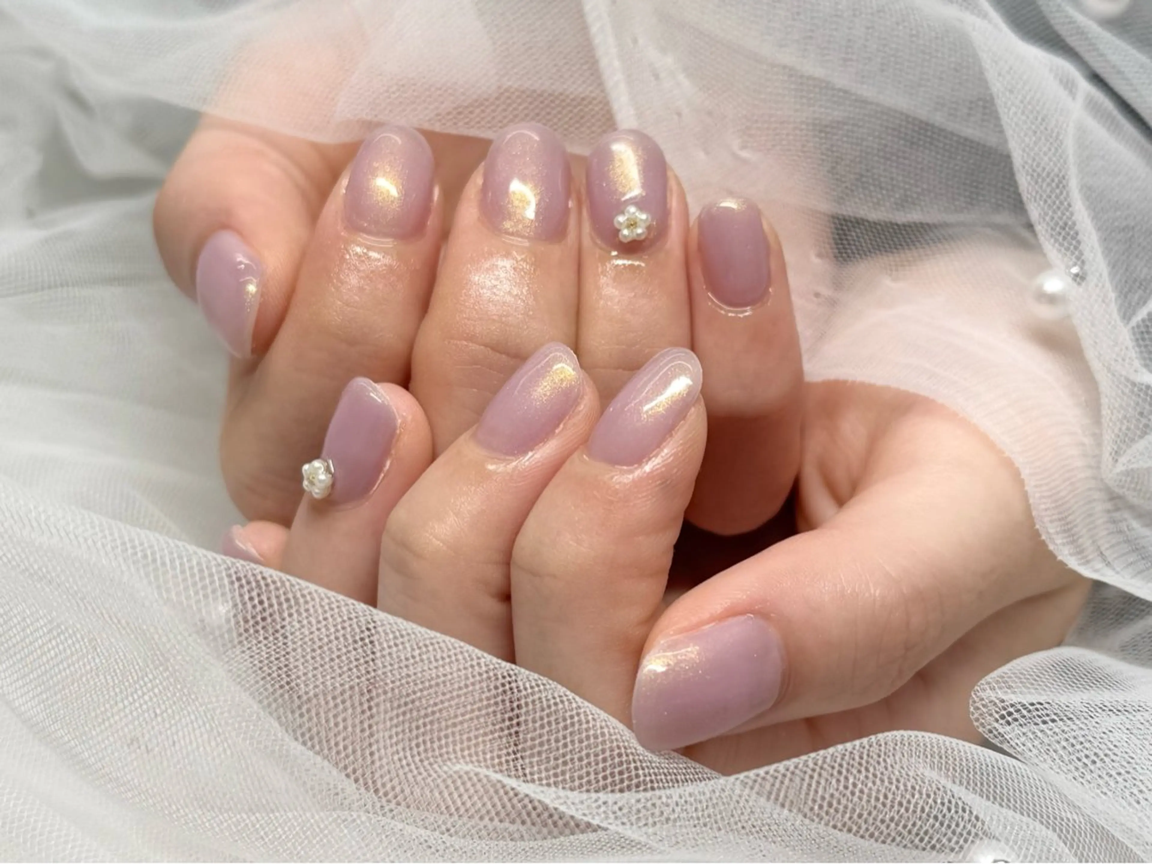 オフなし💅ワンカラー✨/ラメグラデーション✨シンプルオフィスネイル🉐駐車券付の写真