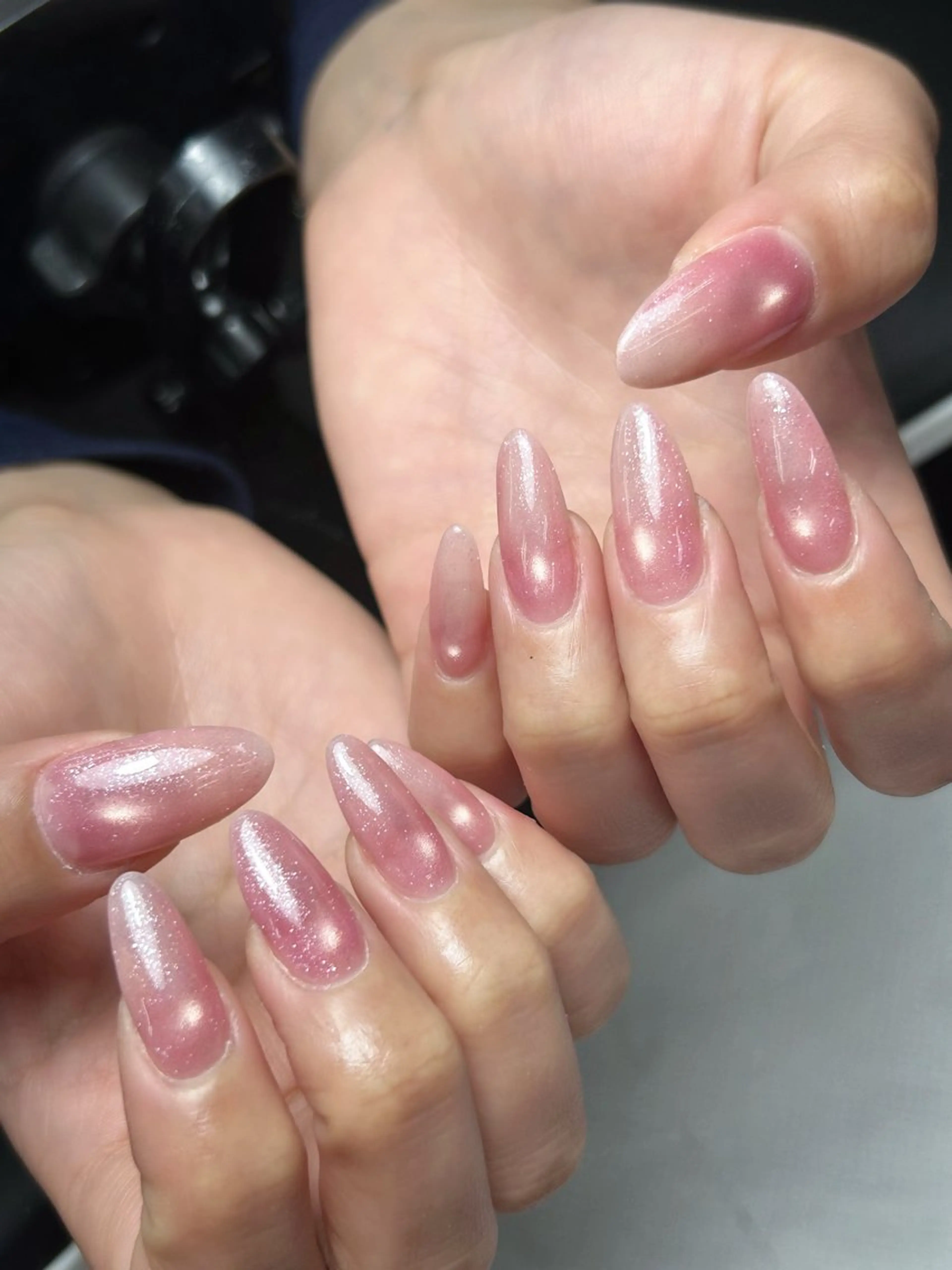 ネイル 韓国ネイル 持ち込み ニュアンスネイル ネイルチップ 冬ネイル RINN ANA.CHUOのネイルデザイン