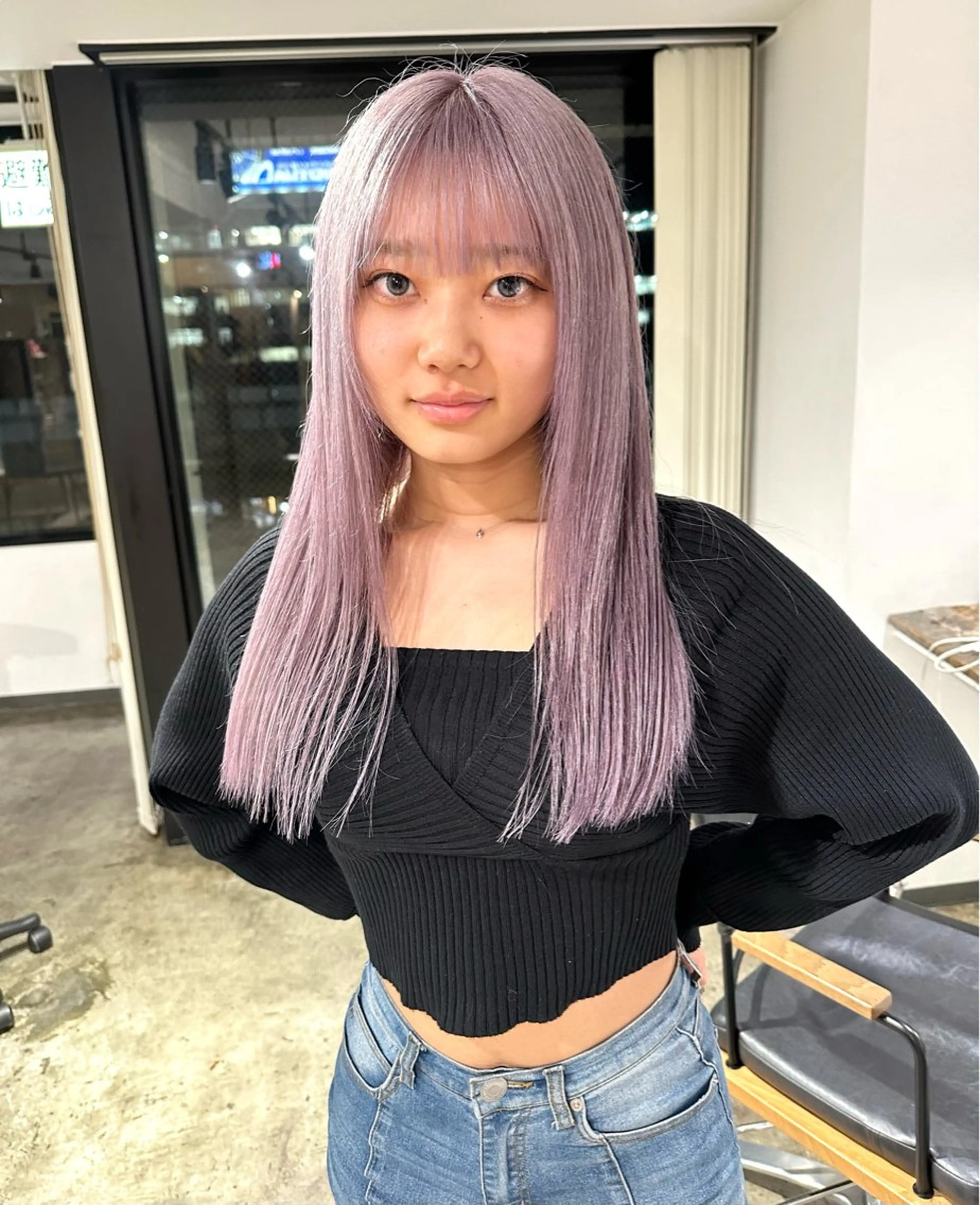 ロング カラー ✨艶ブリーチカラー ✨四ノ宮裕己のヘアスタイル