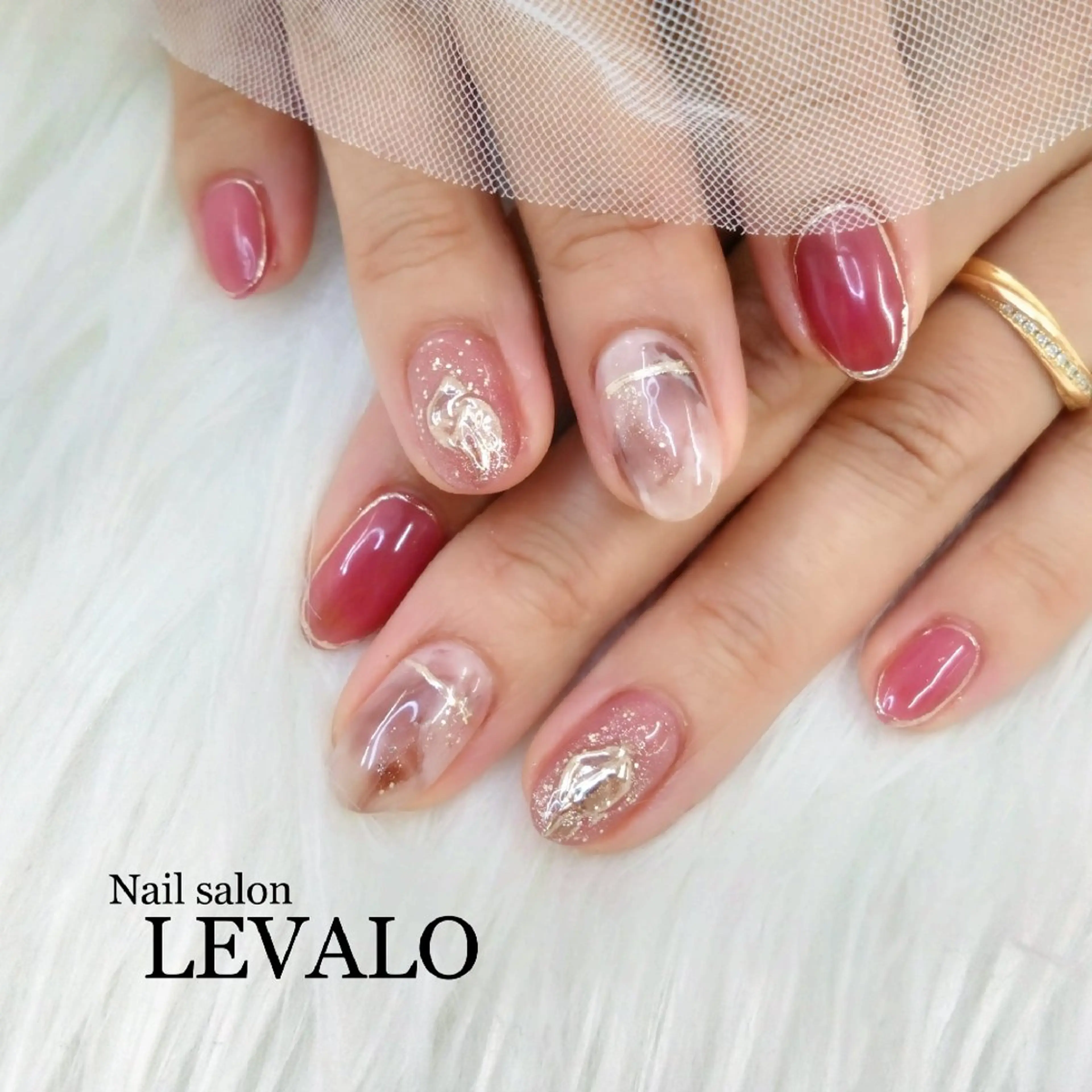 ネイル ハンドネイル Nail salon LEVALOレヴァロのネイルデザイン