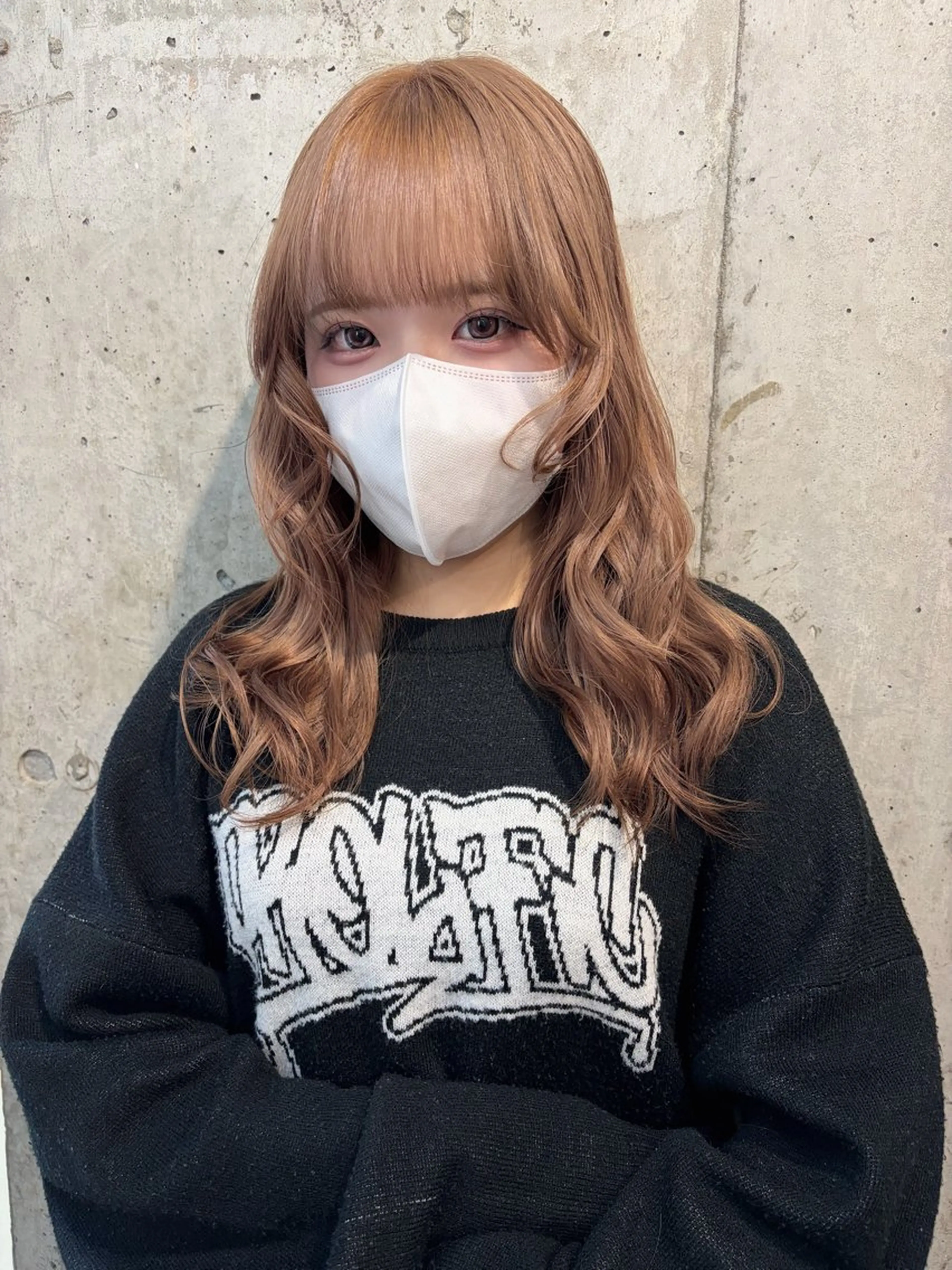 カラー ベージュカラー ブリーチ ミルクティーベージュ ヘアカラー [lani ] konatsuのヘアスタイル