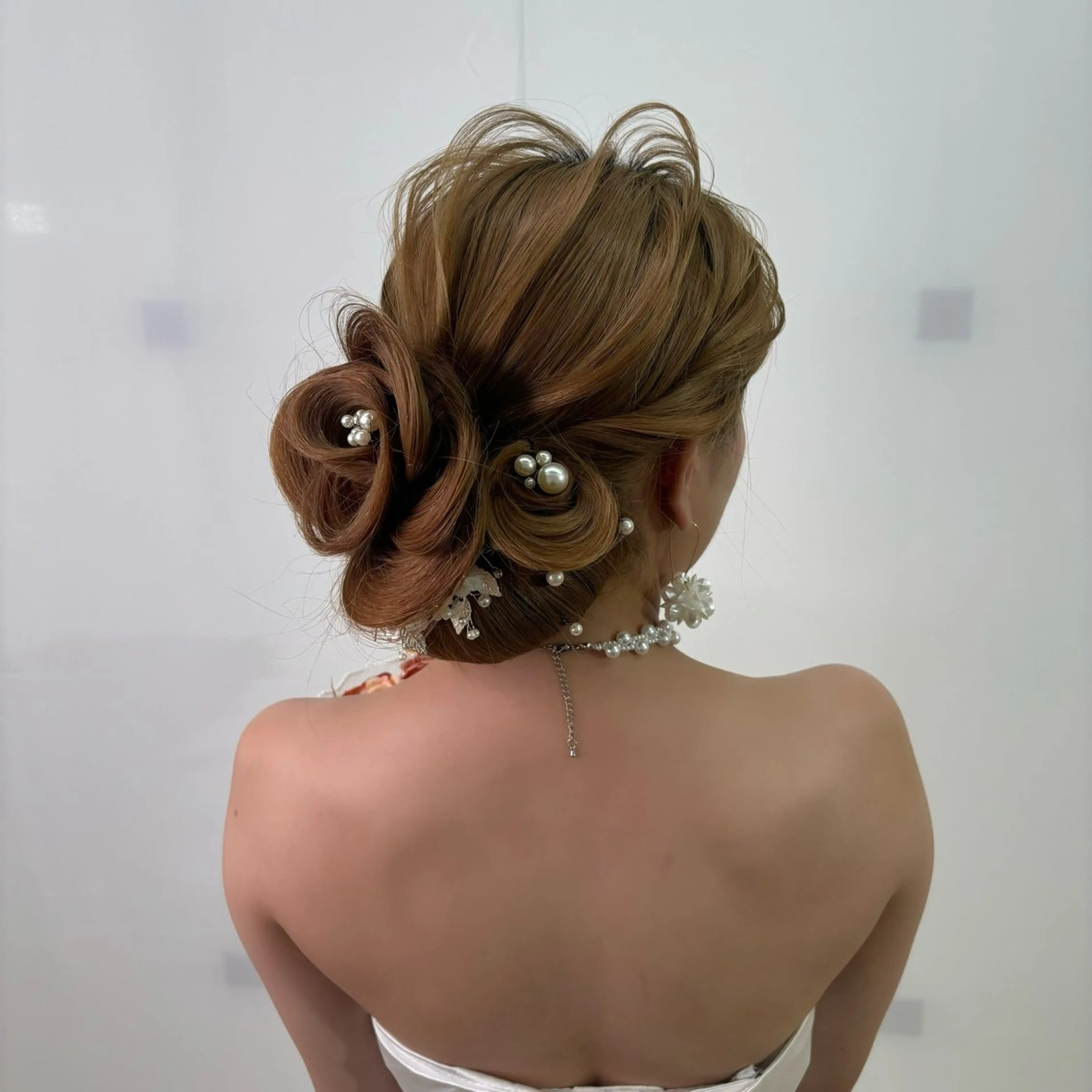 ヘアアレンジ 結婚式・ブライダル view osaka ♡なみね♡のヘアスタイル