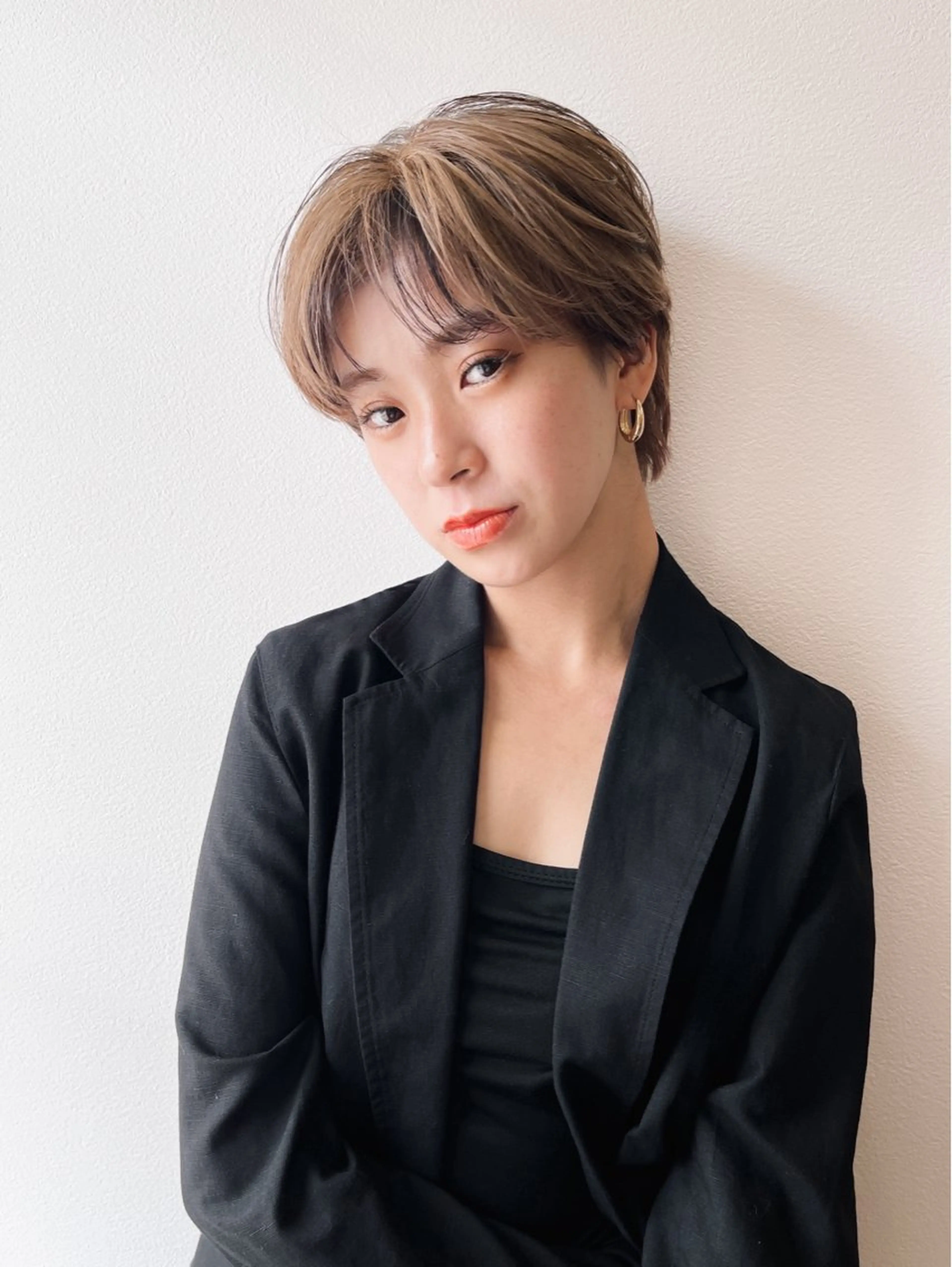 ショート カラー カット ヘアカラー 田中 泰正のヘアスタイル