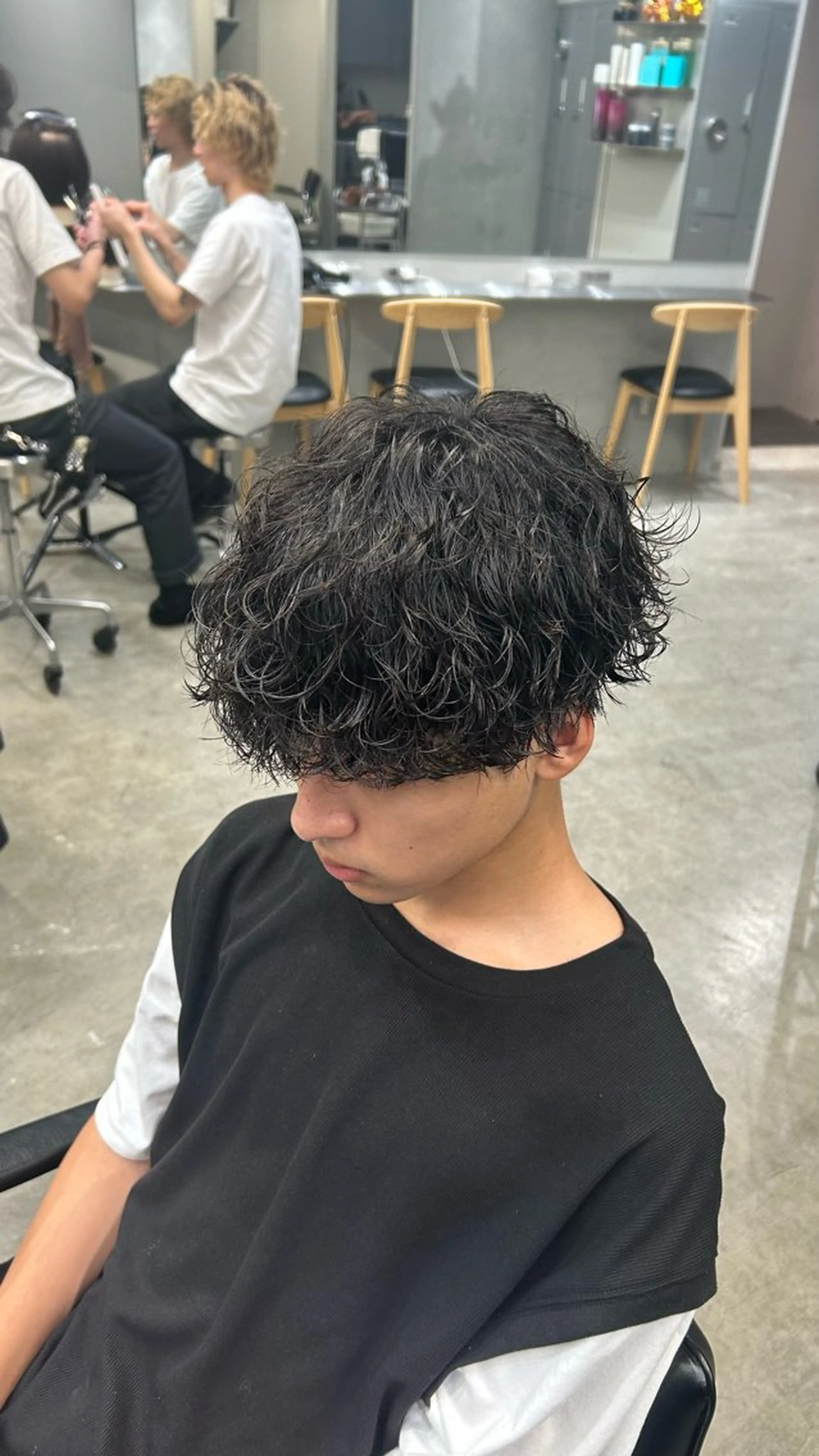 パーマ メンズ 藤平海音/fifth PARKのヘアスタイル