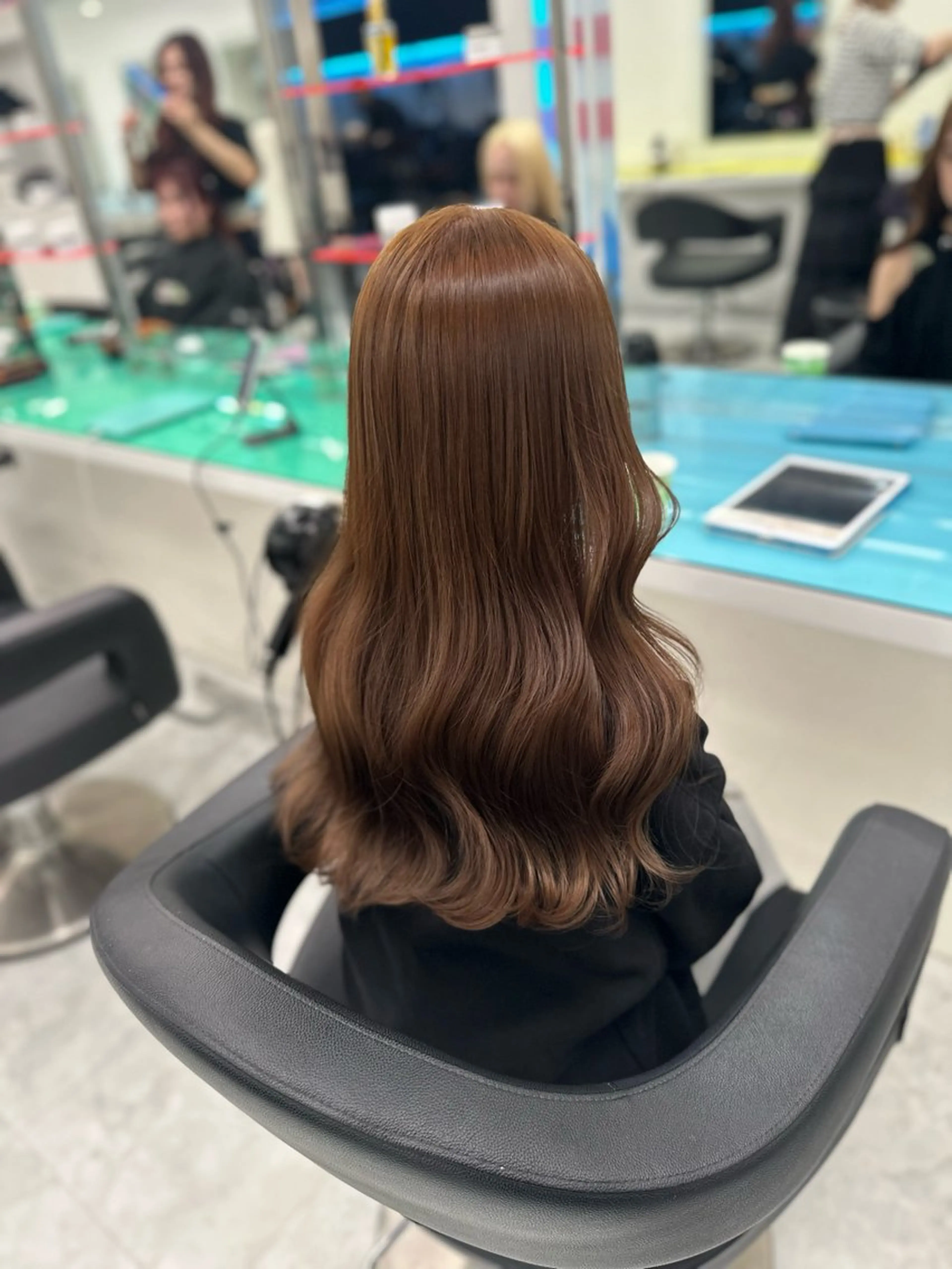 セミロング カラー ブリーチ ブリーチなしカラー 似合わせカット ♡ダブルカラー特化♡ miyuのヘアスタイル