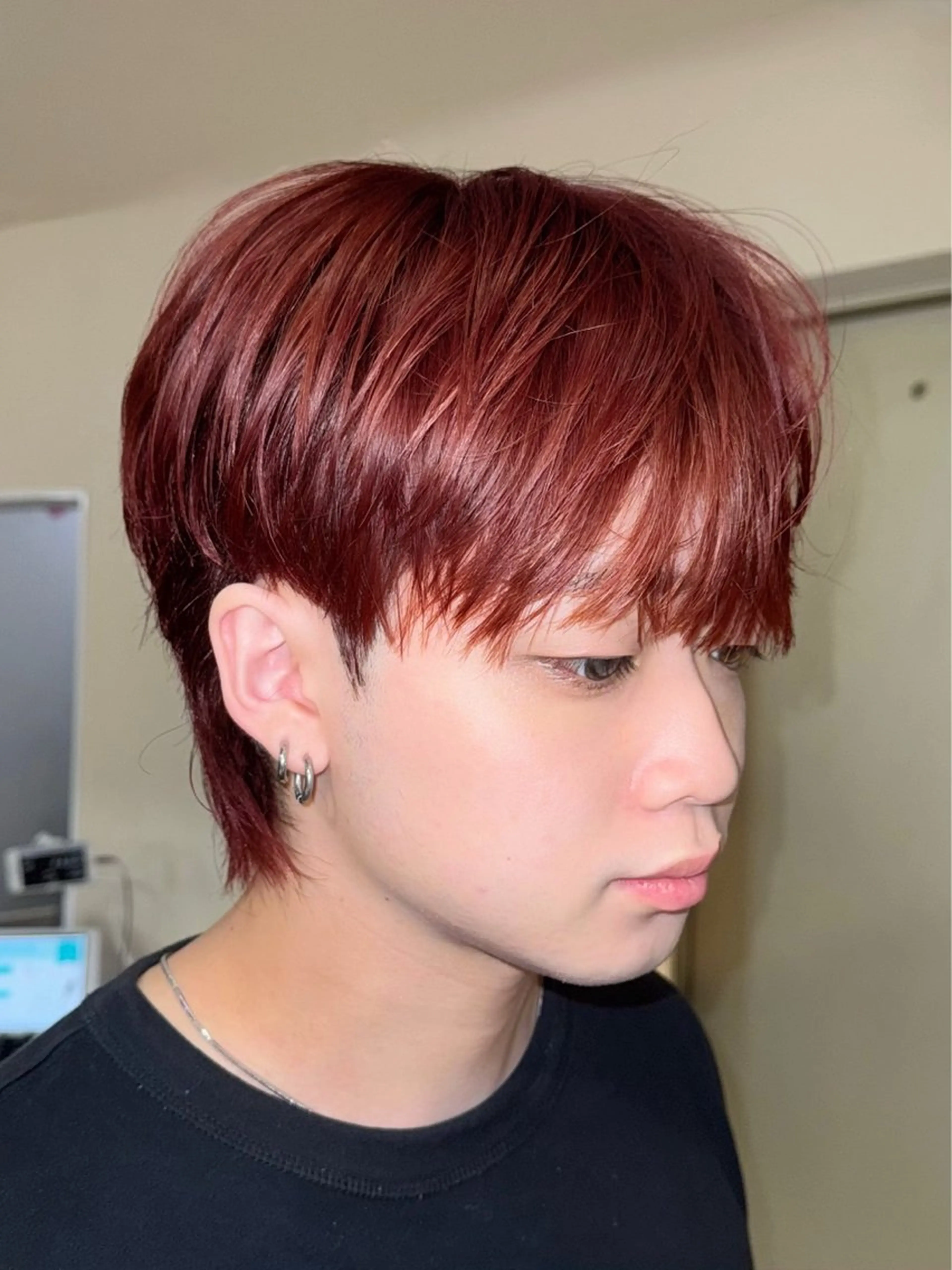 ショート カラー メンズ 吉祥寺/ダウンパーマ メンズ韓国ヘア/桑本のヘアスタイル