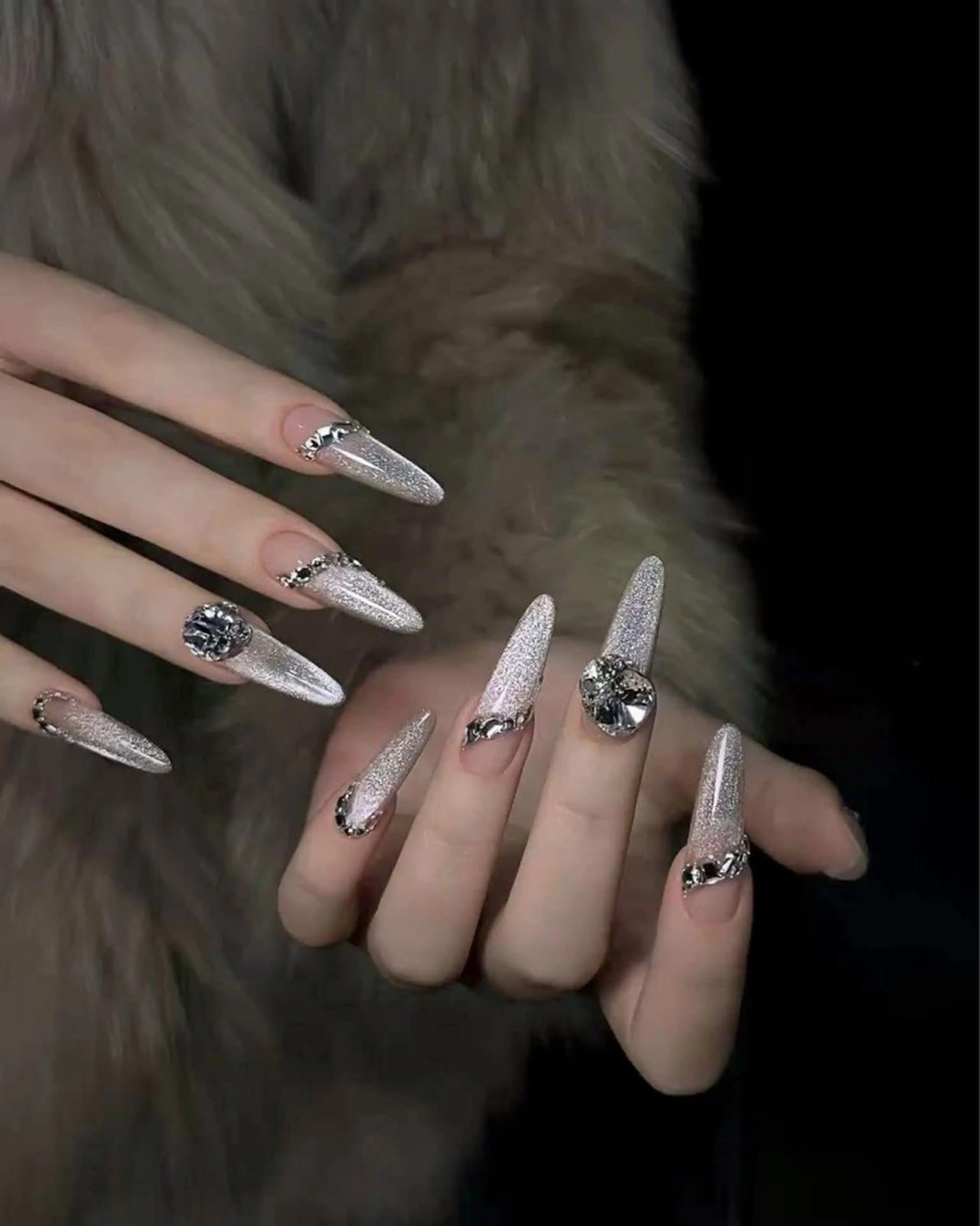 ネイル マグネットネイル ハンドネイル HANA 川越東口ネイルサロンのネイルデザイン