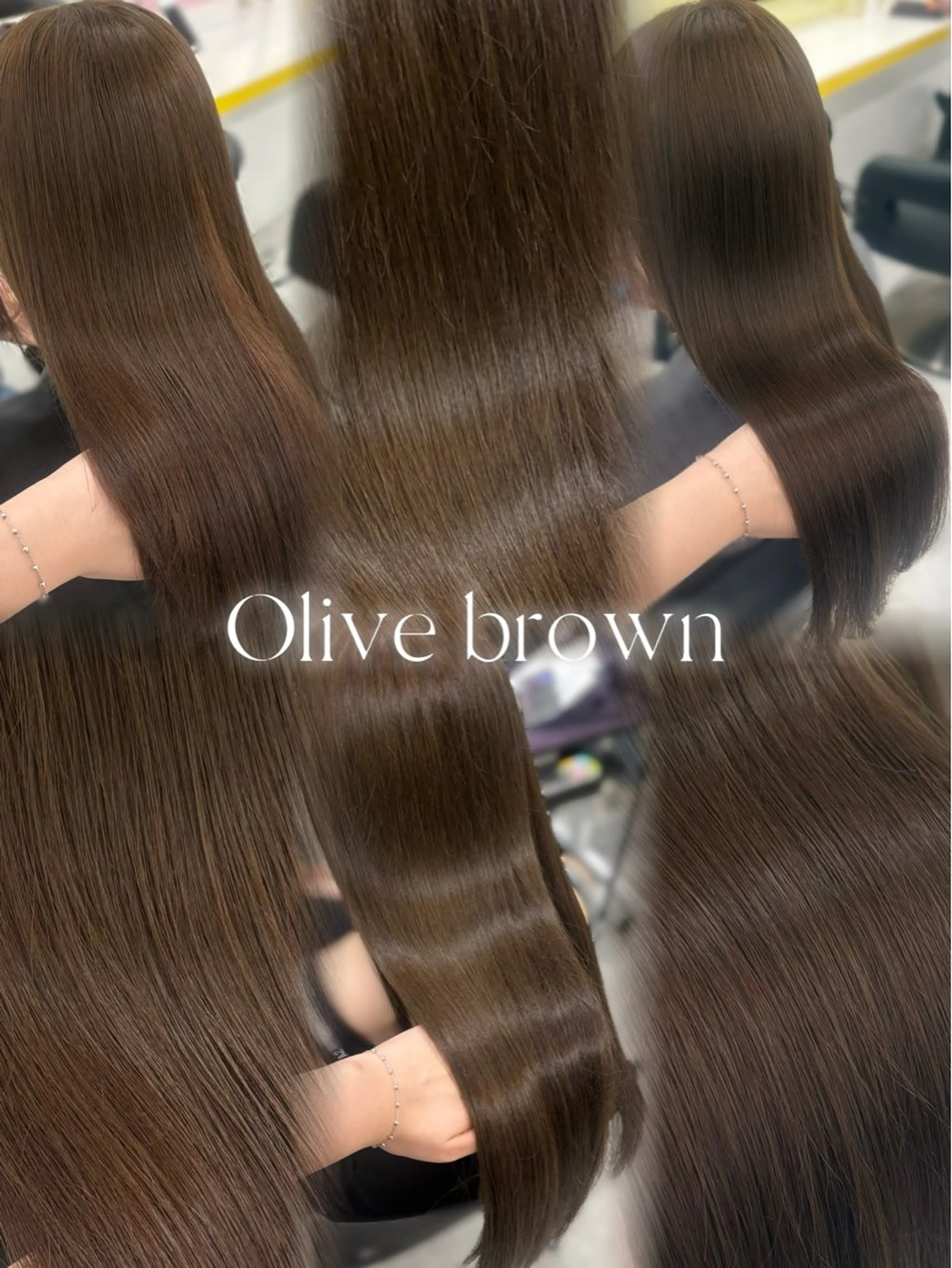 ロング カラー ヘアカラー ベージュ×レイヤー 🤎横浜/miu🤎のヘアスタイル