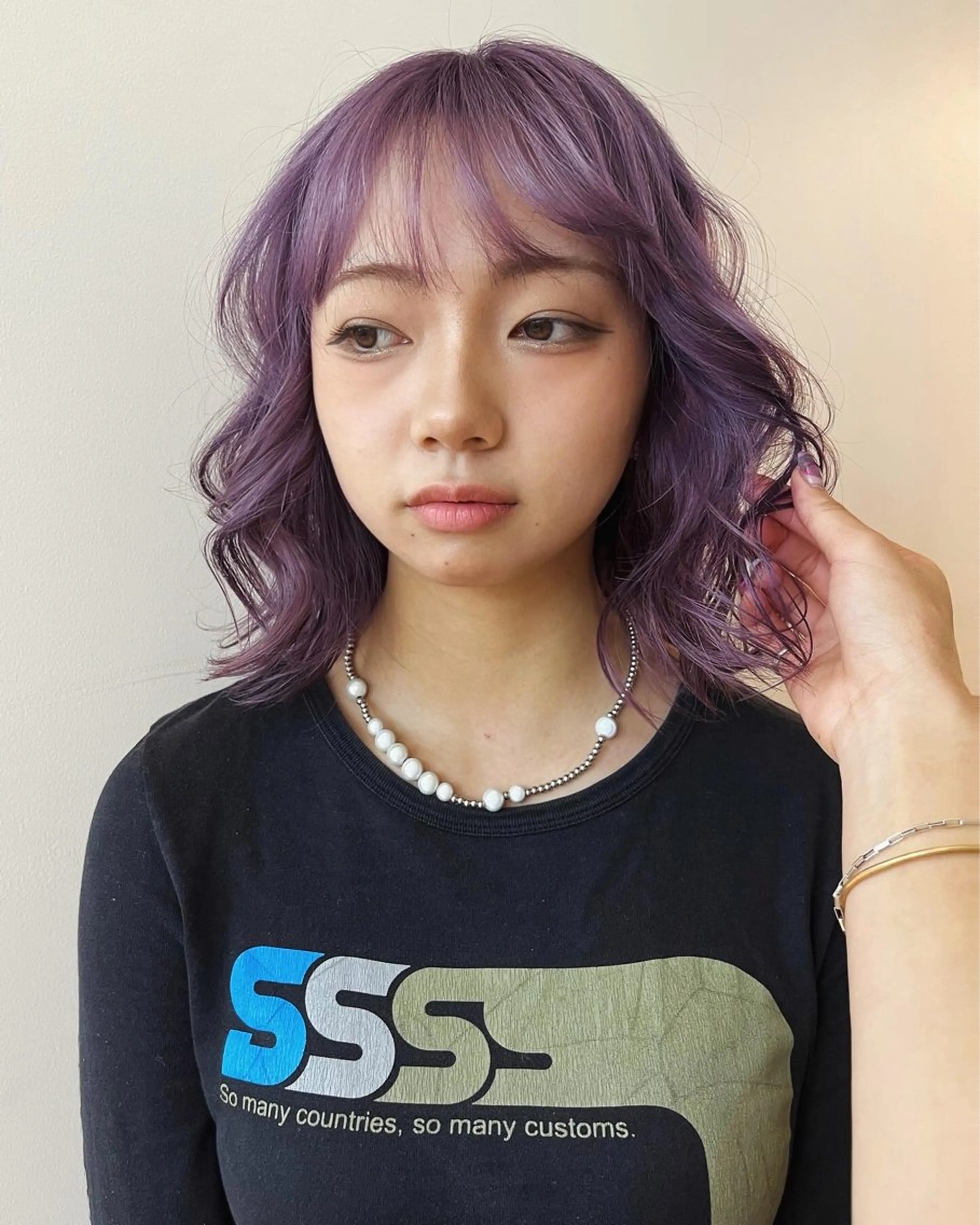 ミディアム カラー ラベンダーカラー ヘアカラー 吉祥寺/個性派/ kazuha🩰のヘアスタイル