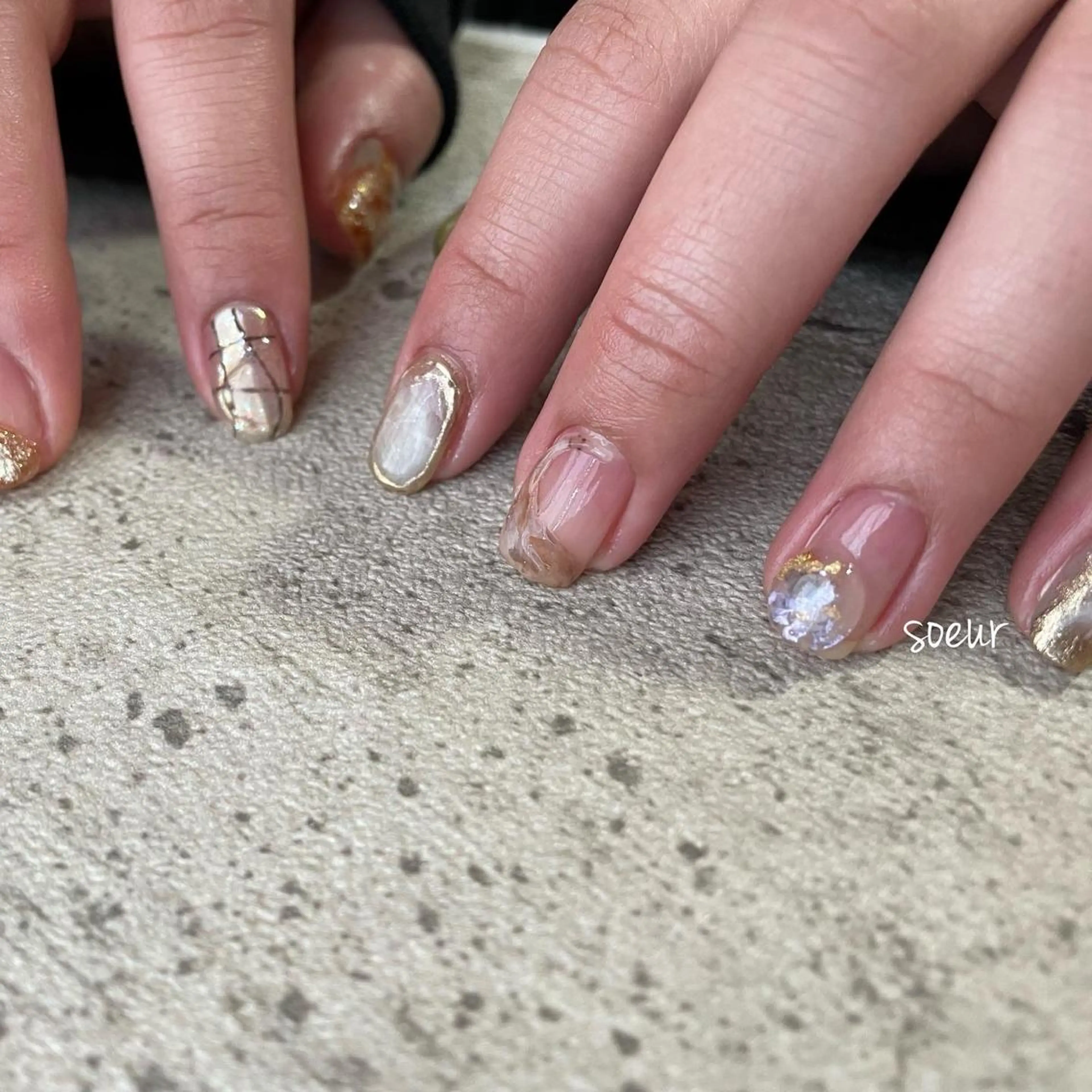 ネイル 持ち込み soeur_ 武蔵浦和のネイルデザイン