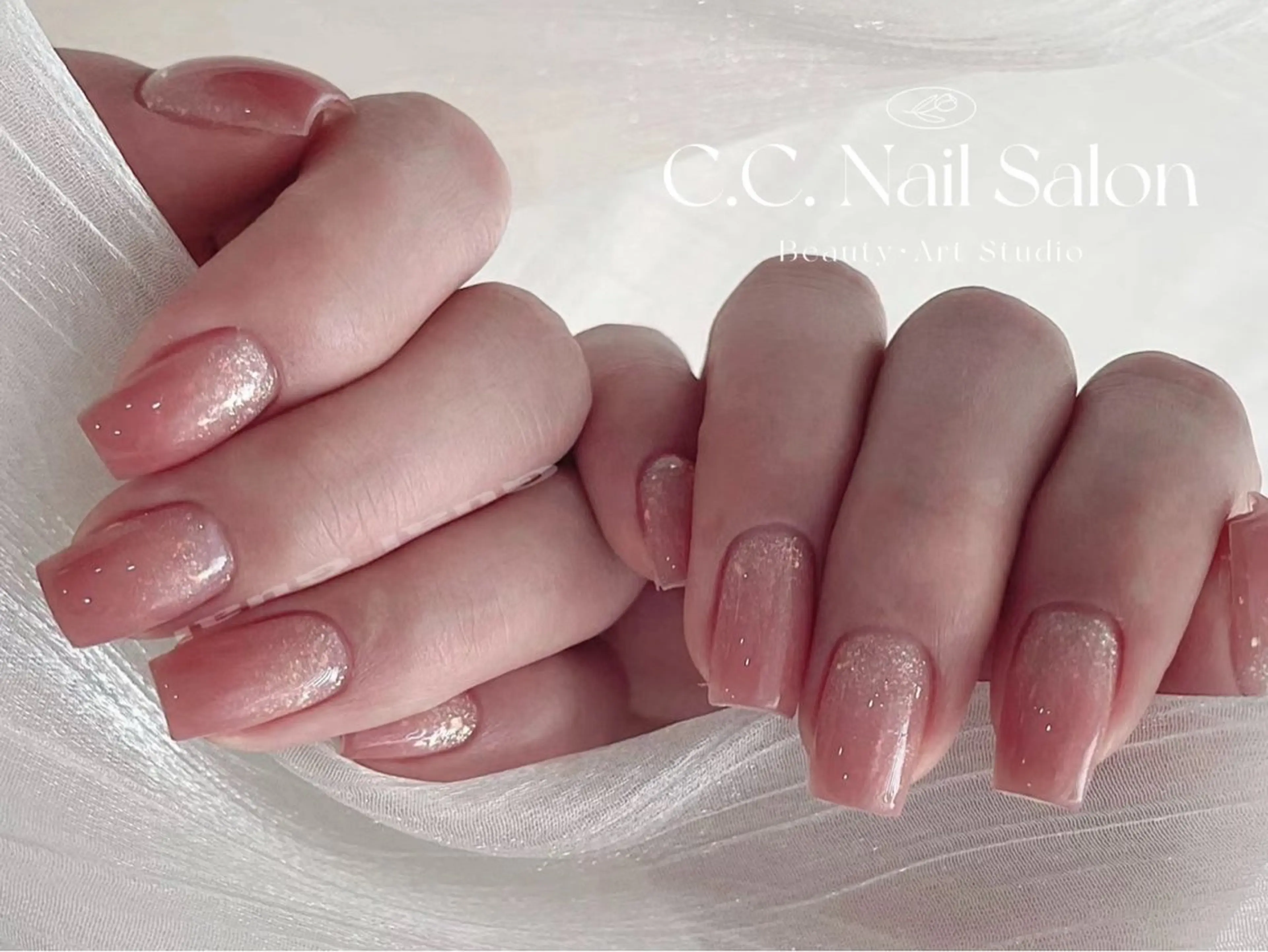 ネイル ラメ(グリッター) ハンドネイル C.C.Studio 池袋のネイルデザイン