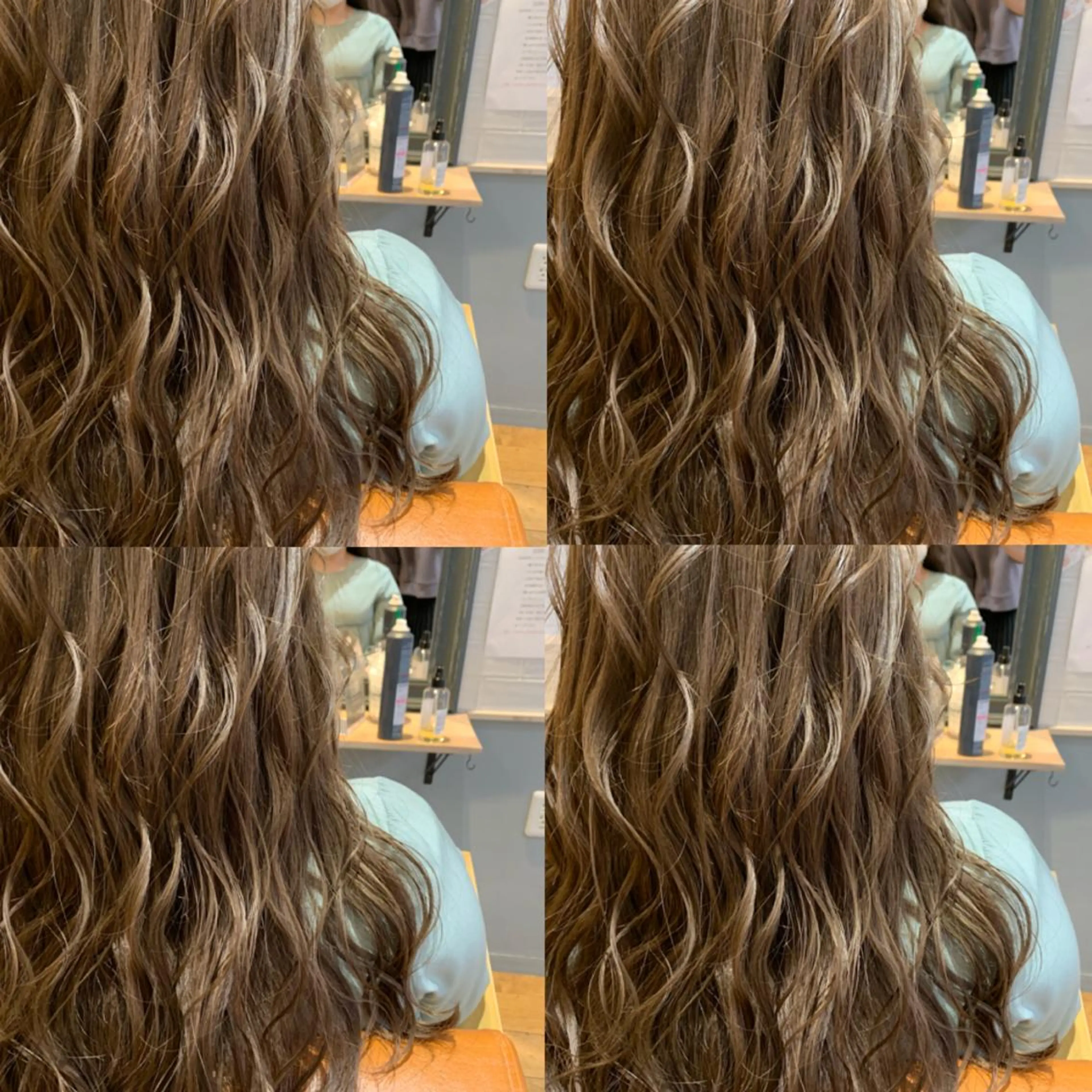 ロング カラー ヘアアレンジ 透明感カラー シルバー ヨシンモリ ロング 🦋韓国ヘア 坂本 菜摘🦋のヘアスタイル