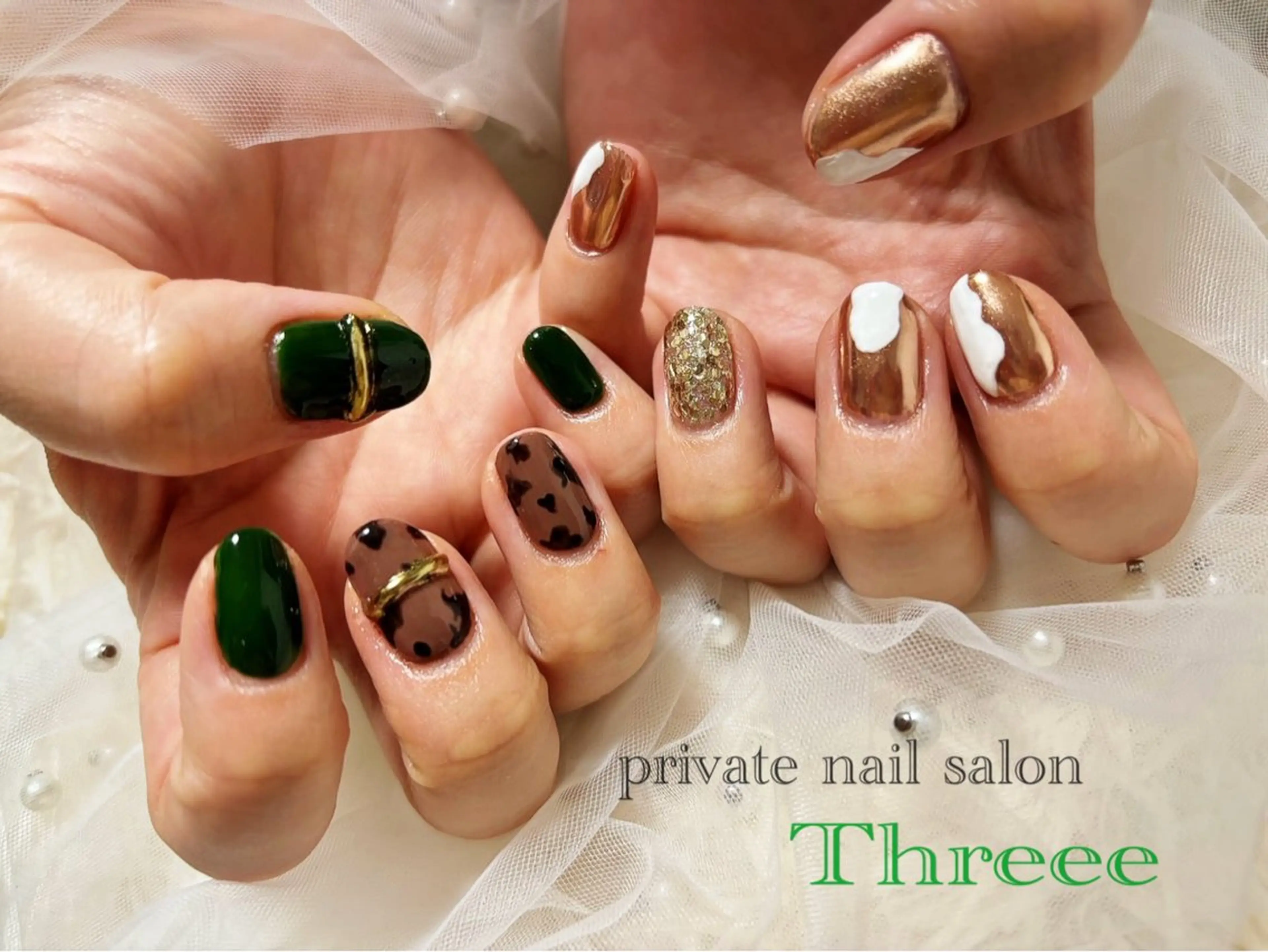 ネイル ハンドネイル Nail salon - Threee　-のネイルデザイン