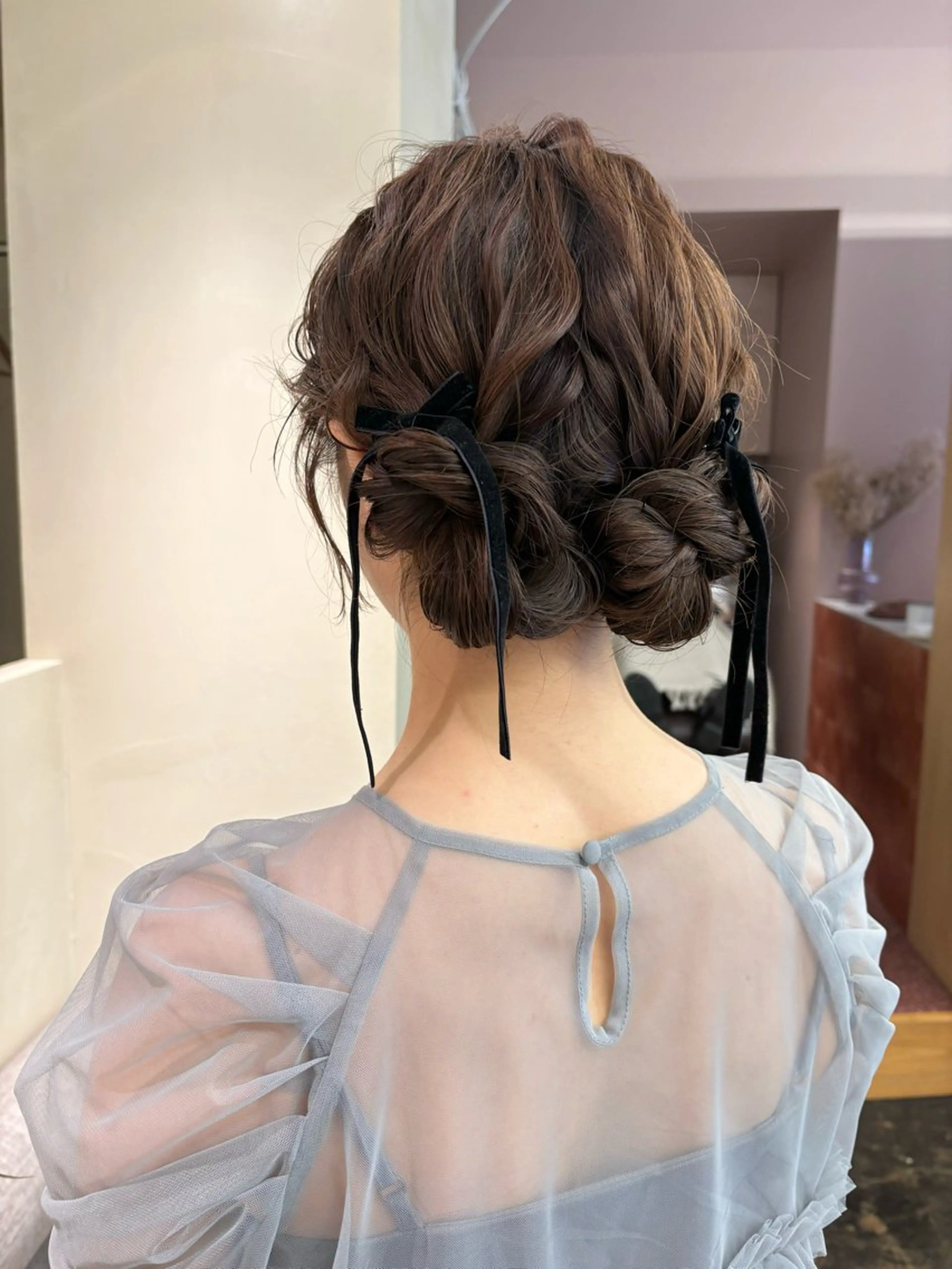 ロング ヘアアレンジ ヘアセット 美空🐇 レイヤー / 透明感カラー🩰のヘアスタイル