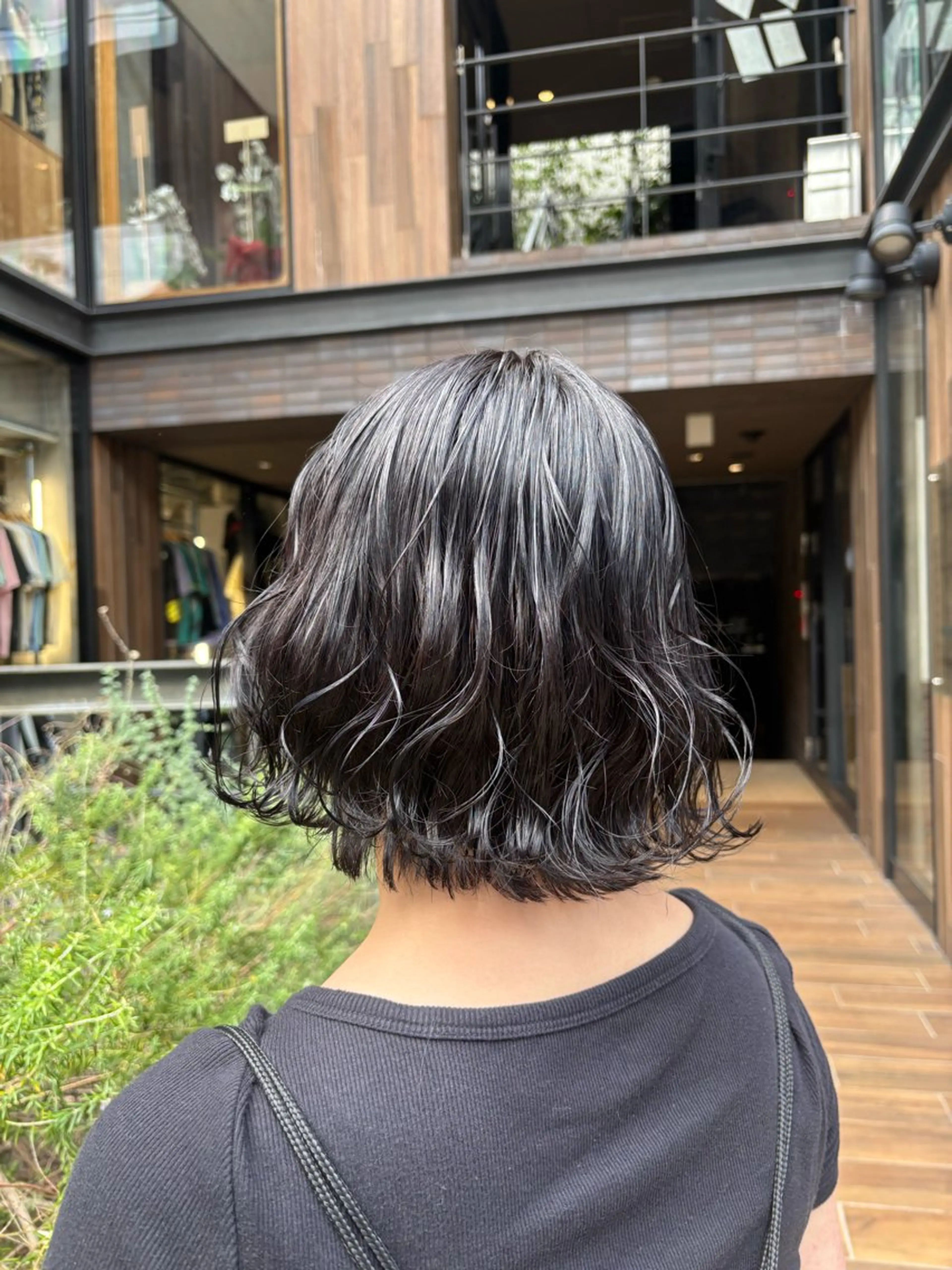 ミディアム カラー 髪質改善 縮毛矯正 トリートメント カット トリートメント すぐ巻ける縮毛矯正 🍀勝倉　麗のヘアスタイル