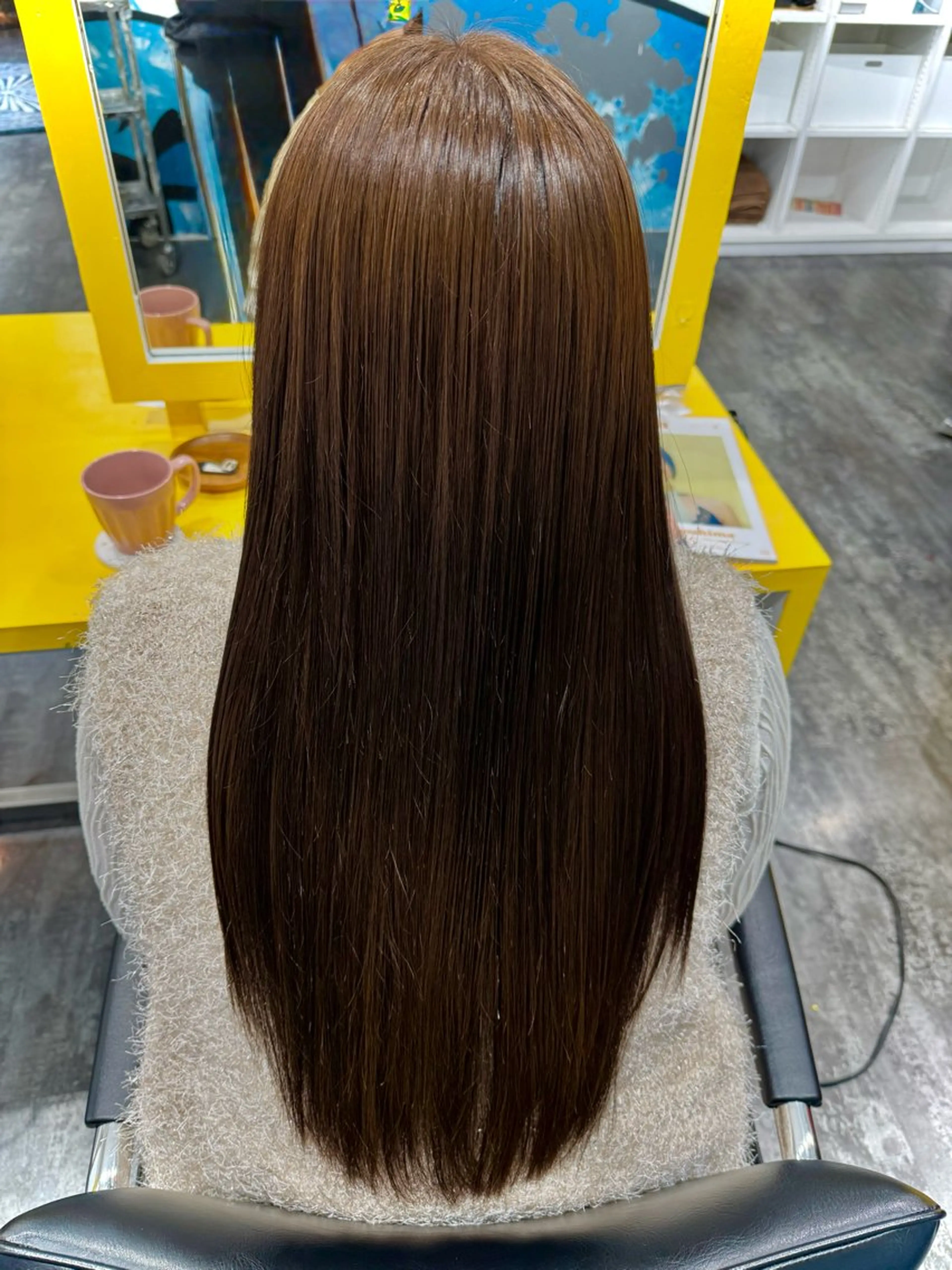 ロング カラー ヘアカラー トリートメント LOMARLIE/ NATUMIのヘアスタイル