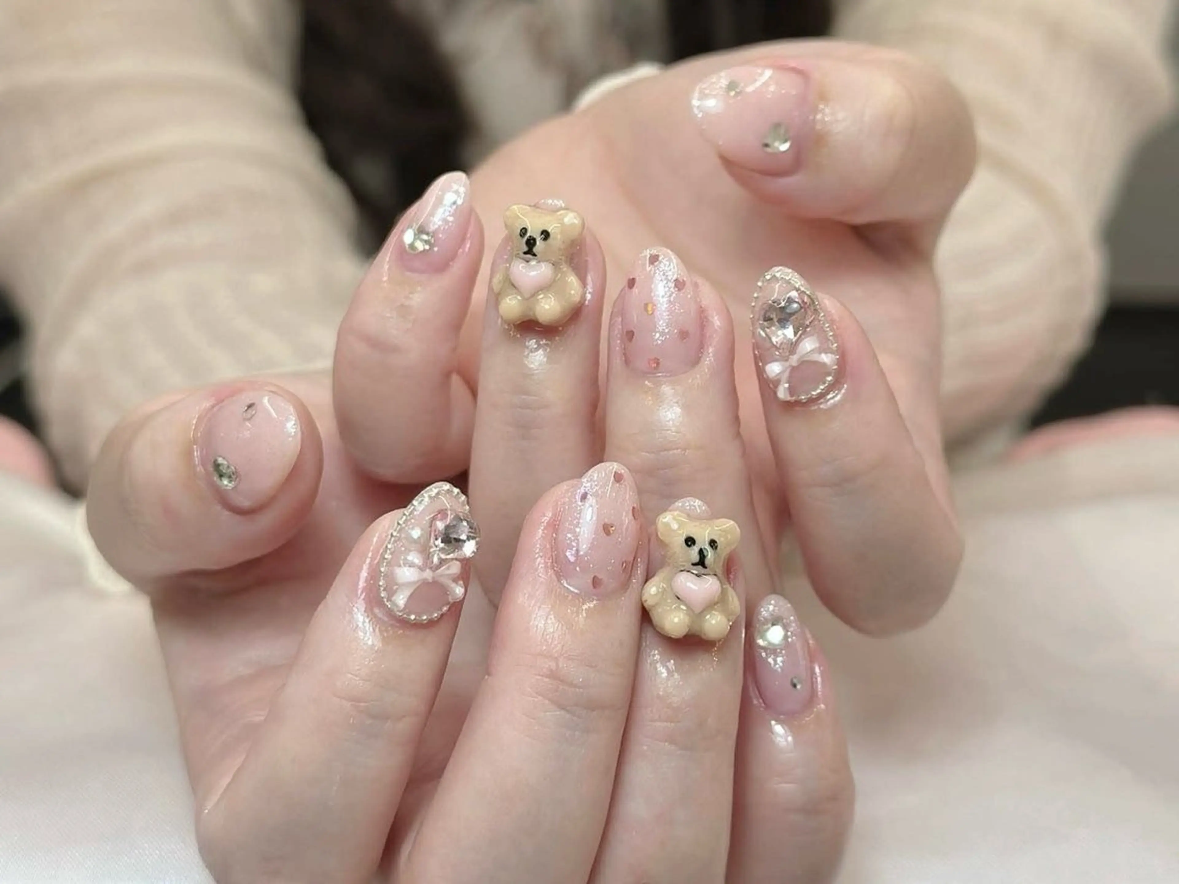 ネイル ハンドネイル ゆき このネイルデザイン