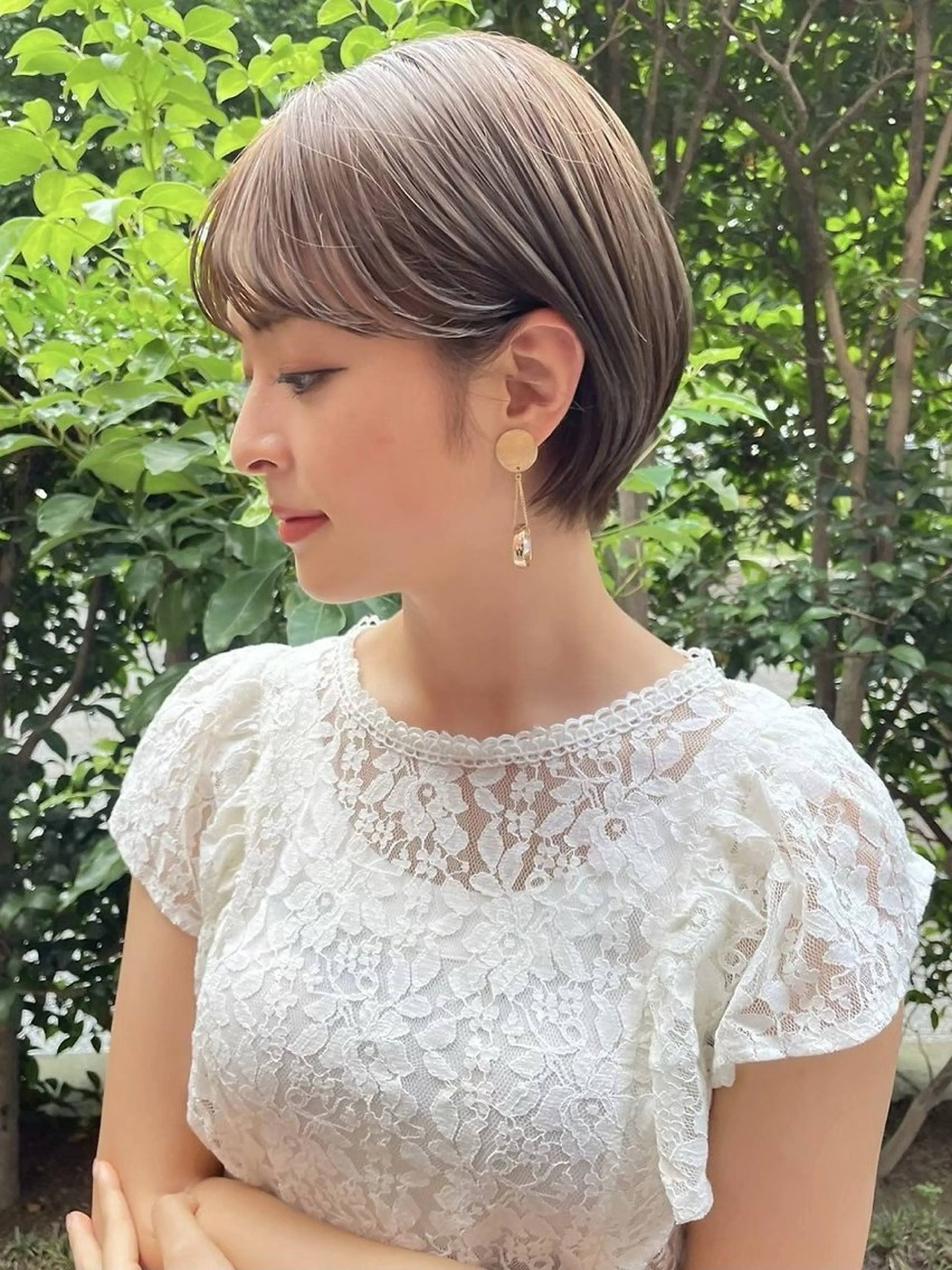 ショート カット ヘアカラー トリートメント レイヤー/艶髪/ボブ /くびれ/伊藤　勇司のヘアスタイル