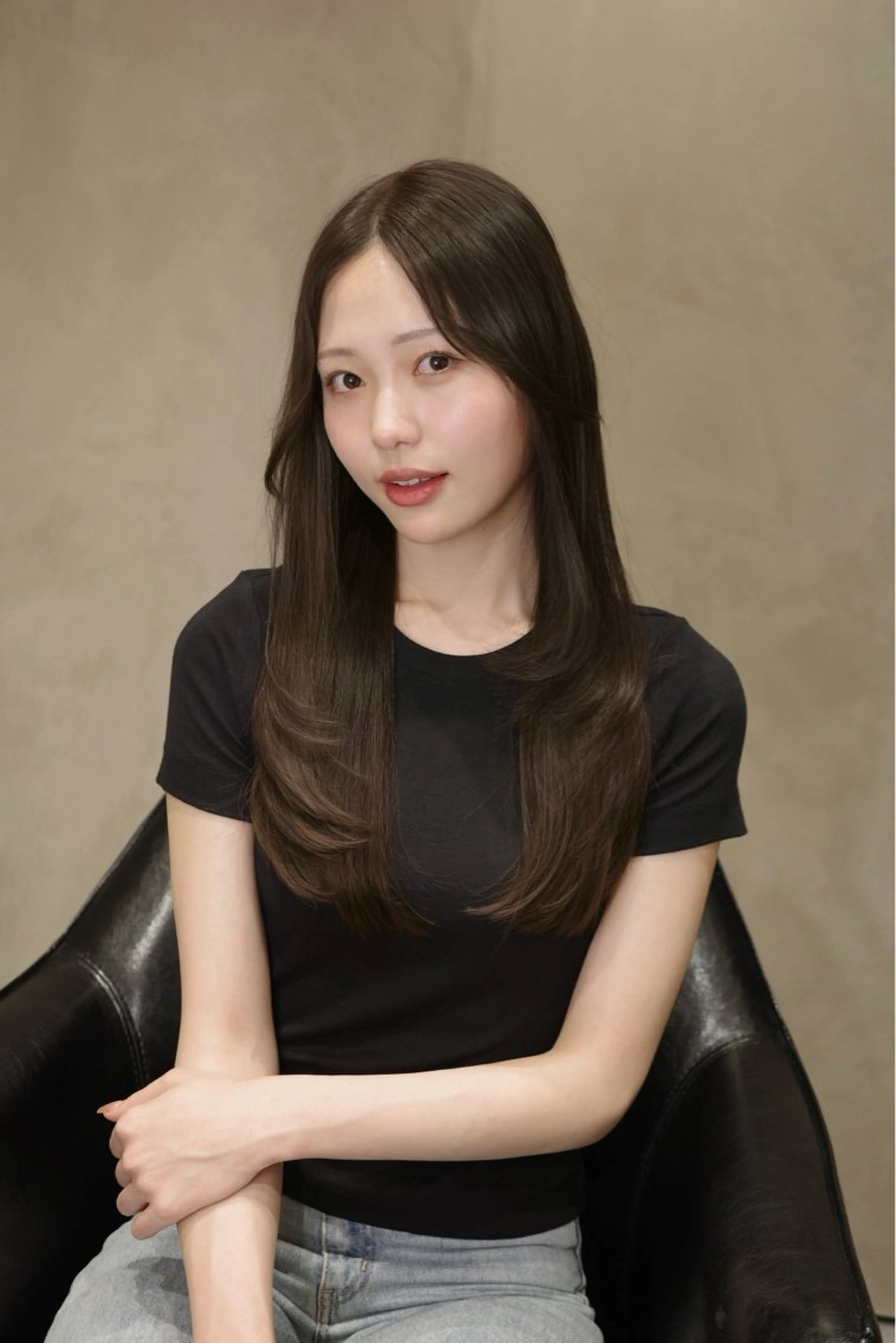 ロング 髪質改善 レイヤーカット 似合わせカット 美顔形成｜レイヤー ｜青山のヘアスタイル