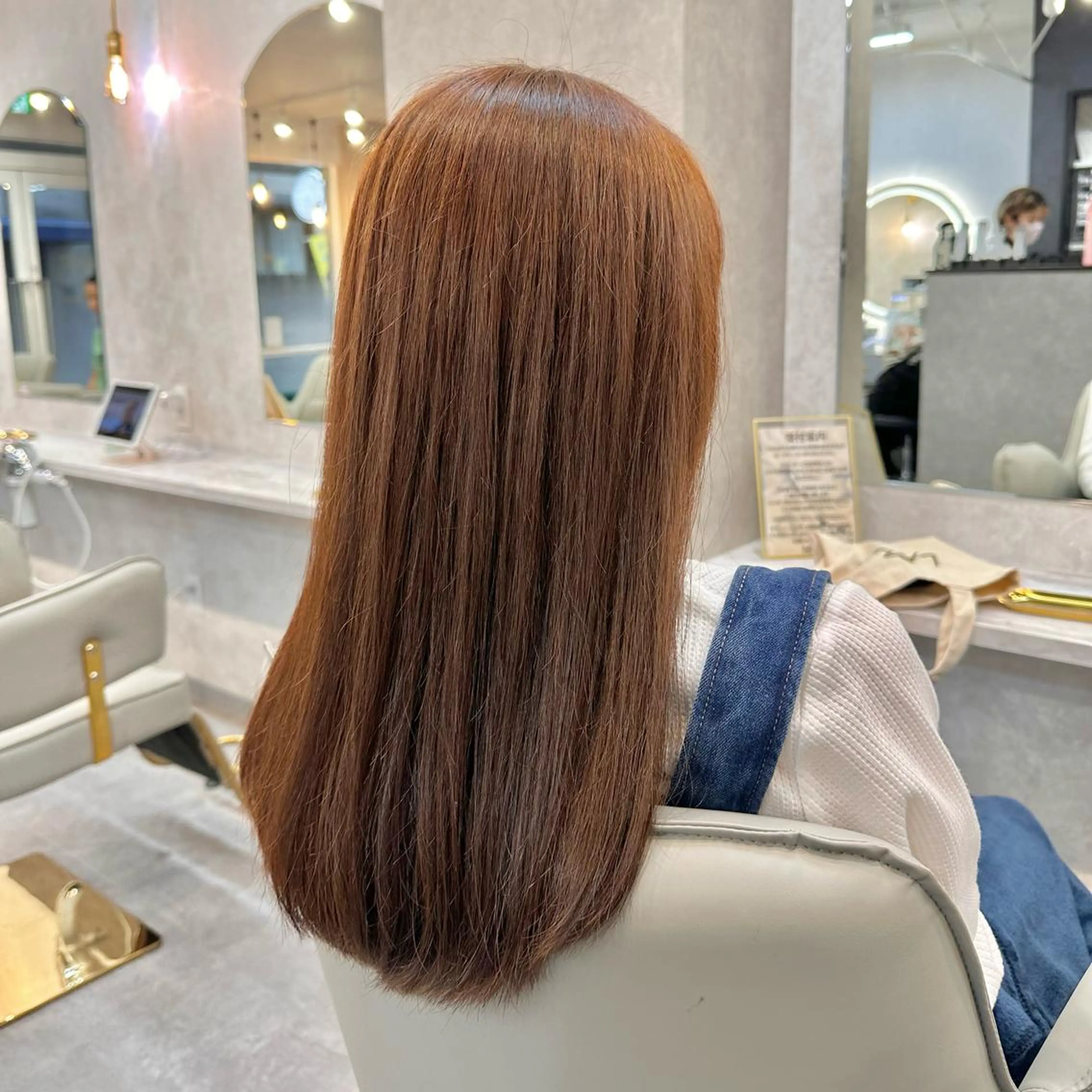 ロング カラー カット 縮毛矯正 トリートメント 菊地　智 【LAZO】千歳船橋のヘアスタイル