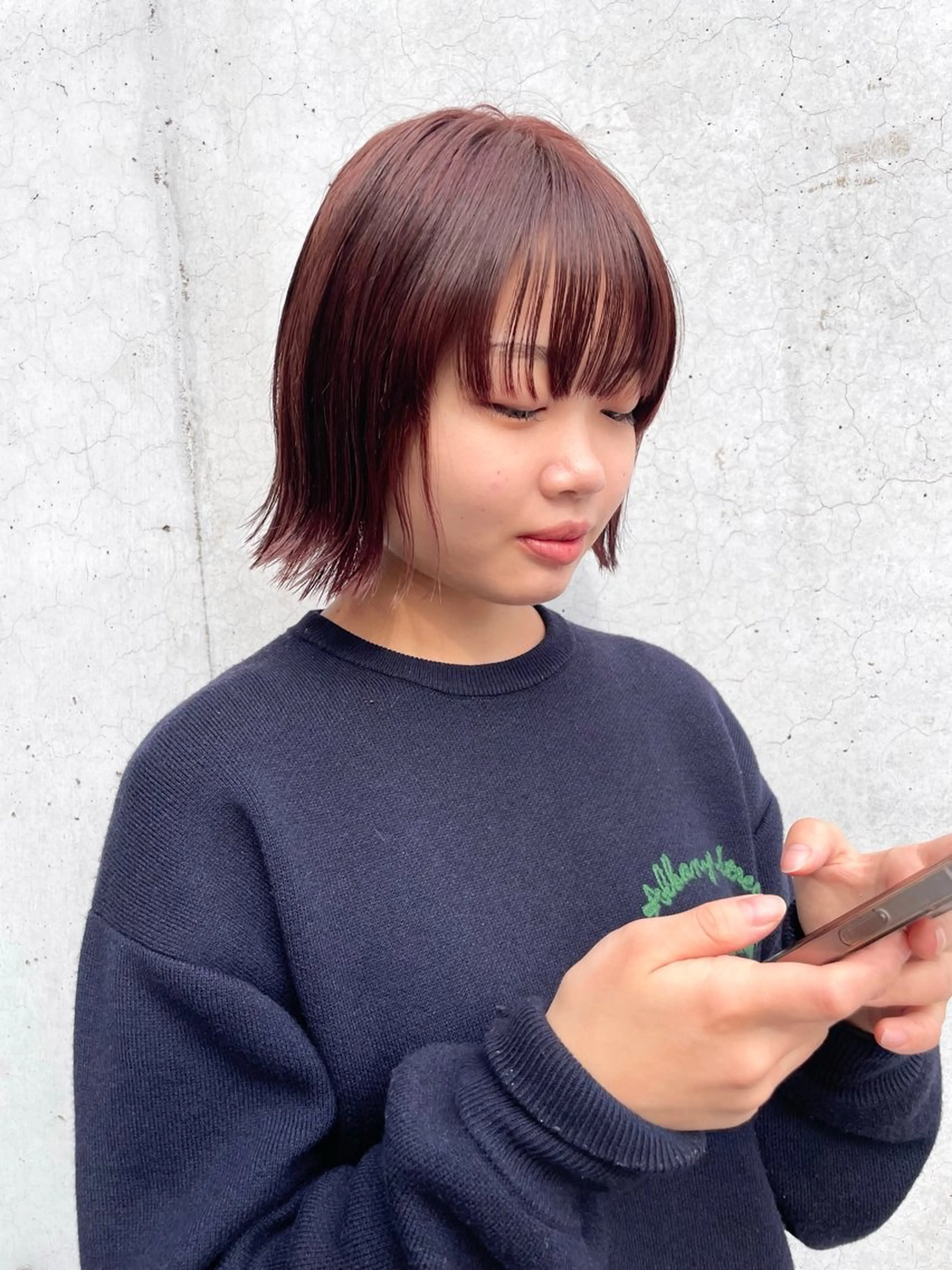 ミディアム カラー La Pensee/ カスヤリクのヘアスタイル