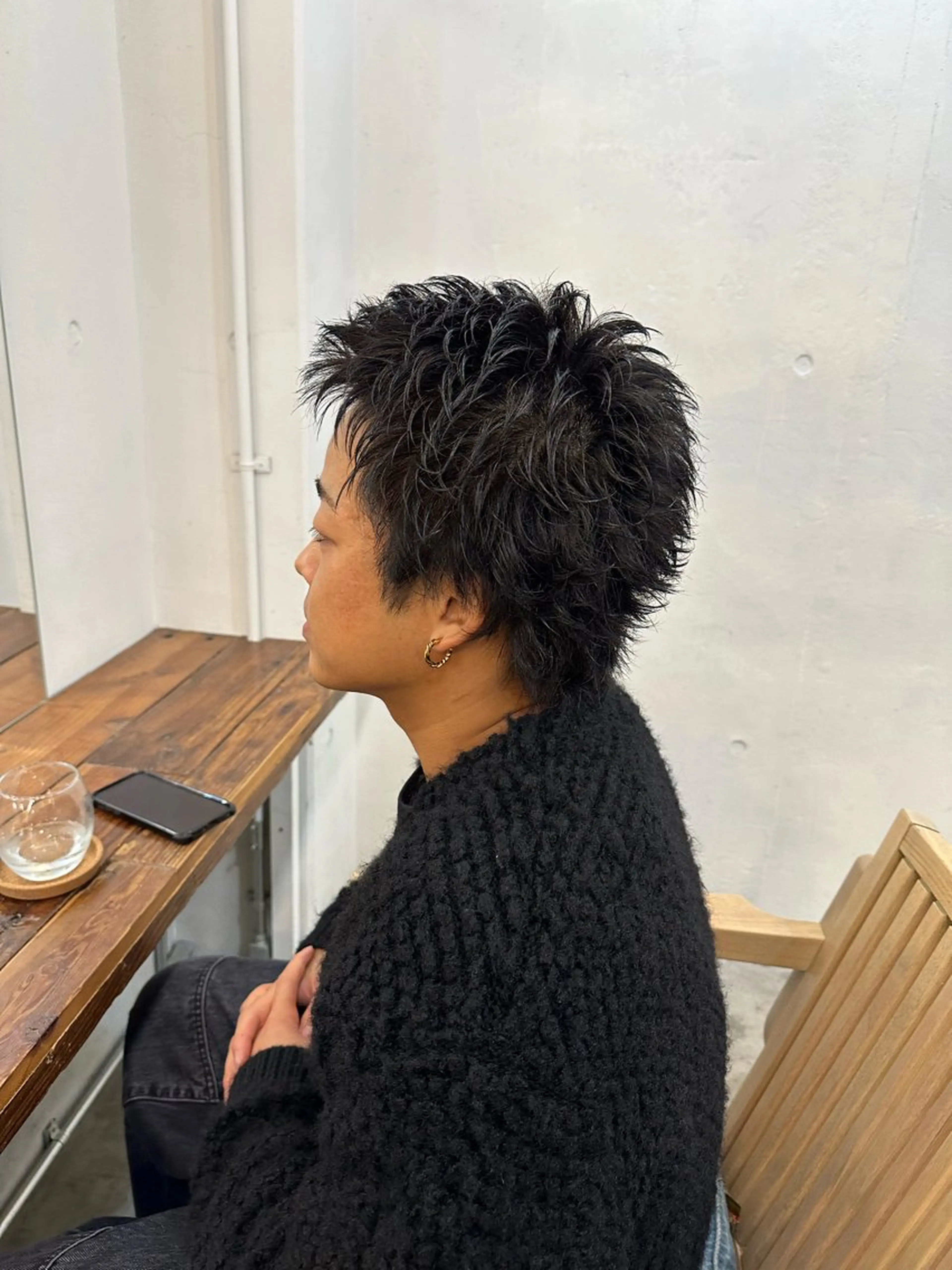 ショート カラー メンズ 横浜/メンズ特化/ Farbe/田中颯斗のヘアスタイル