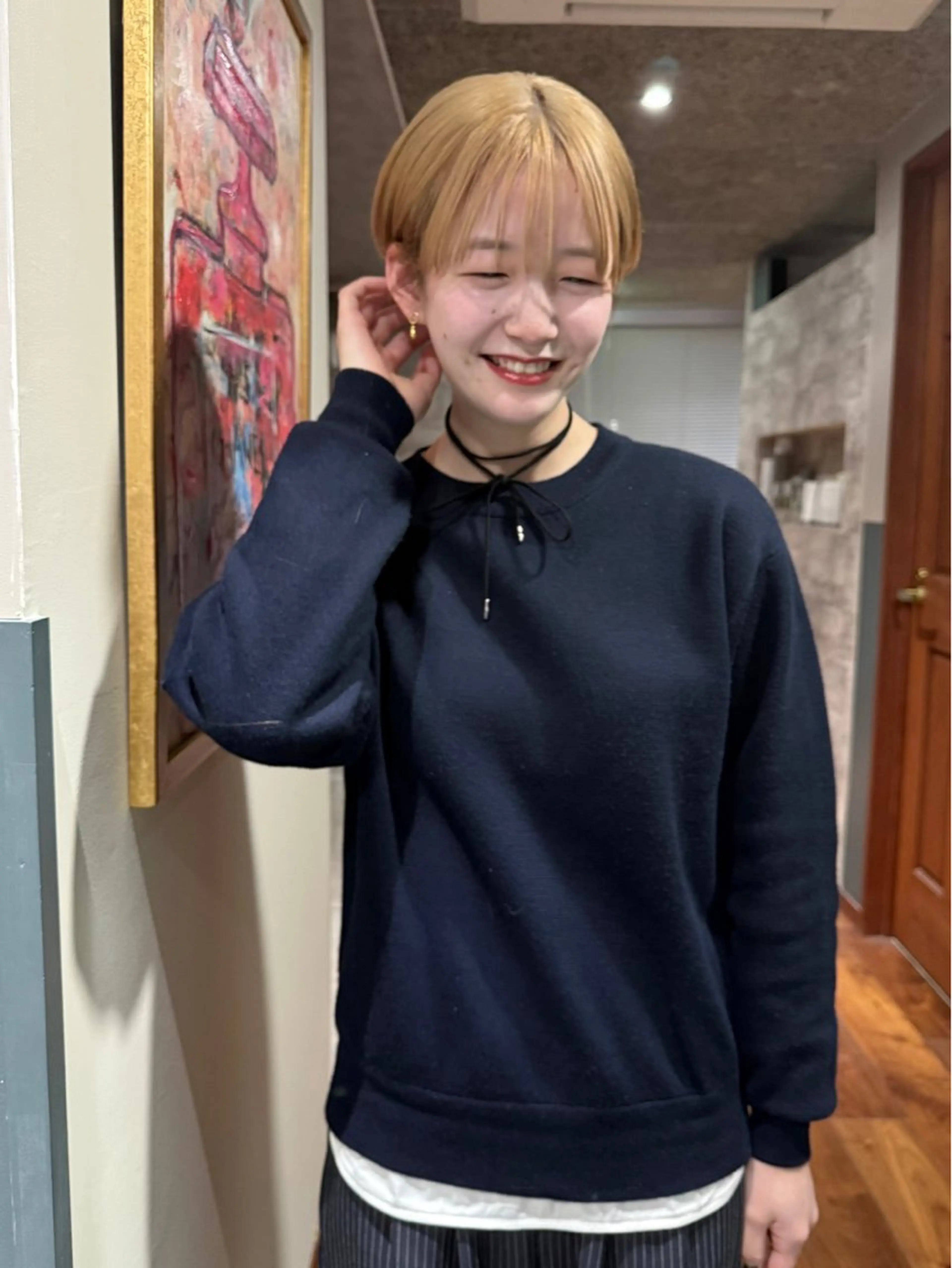 ショート カラー ブリーチ カット ヘアカラー トリートメント mai / linoah˚✧のヘアスタイル