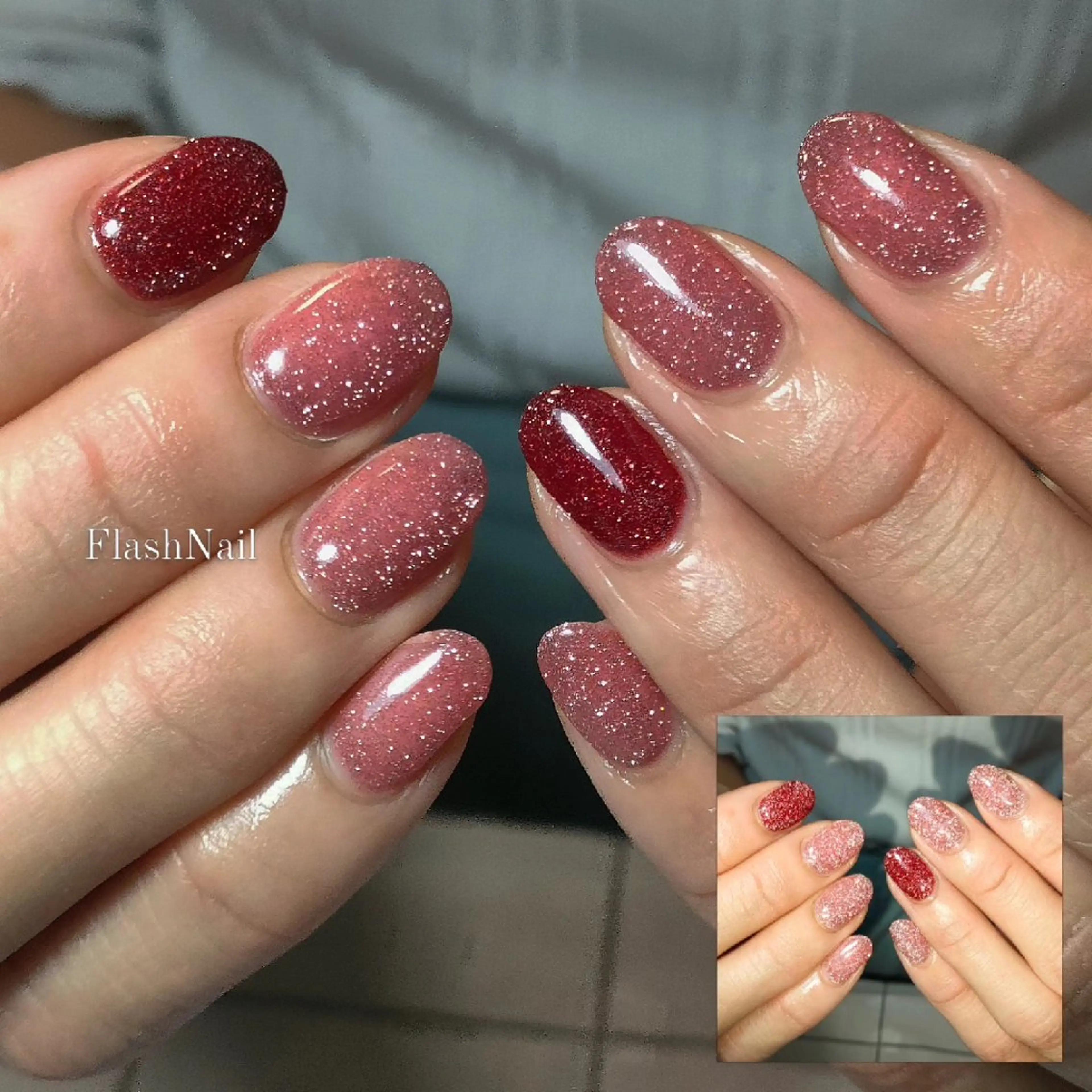 ネイル フラッシュネイル oir. nailsalonのネイルデザイン