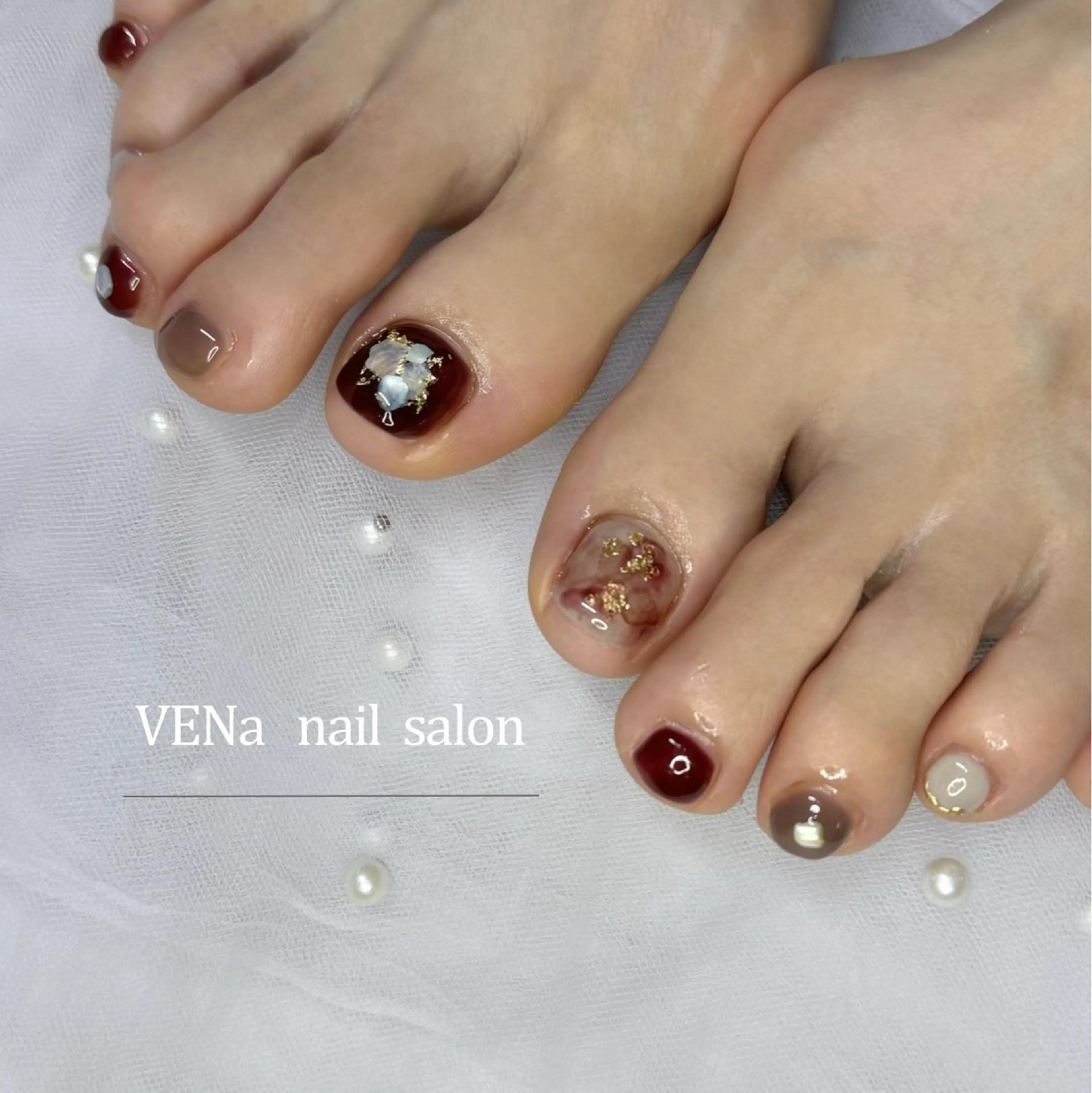 ネイル フットネイル VENa eye＆ nail salonのネイルデザイン