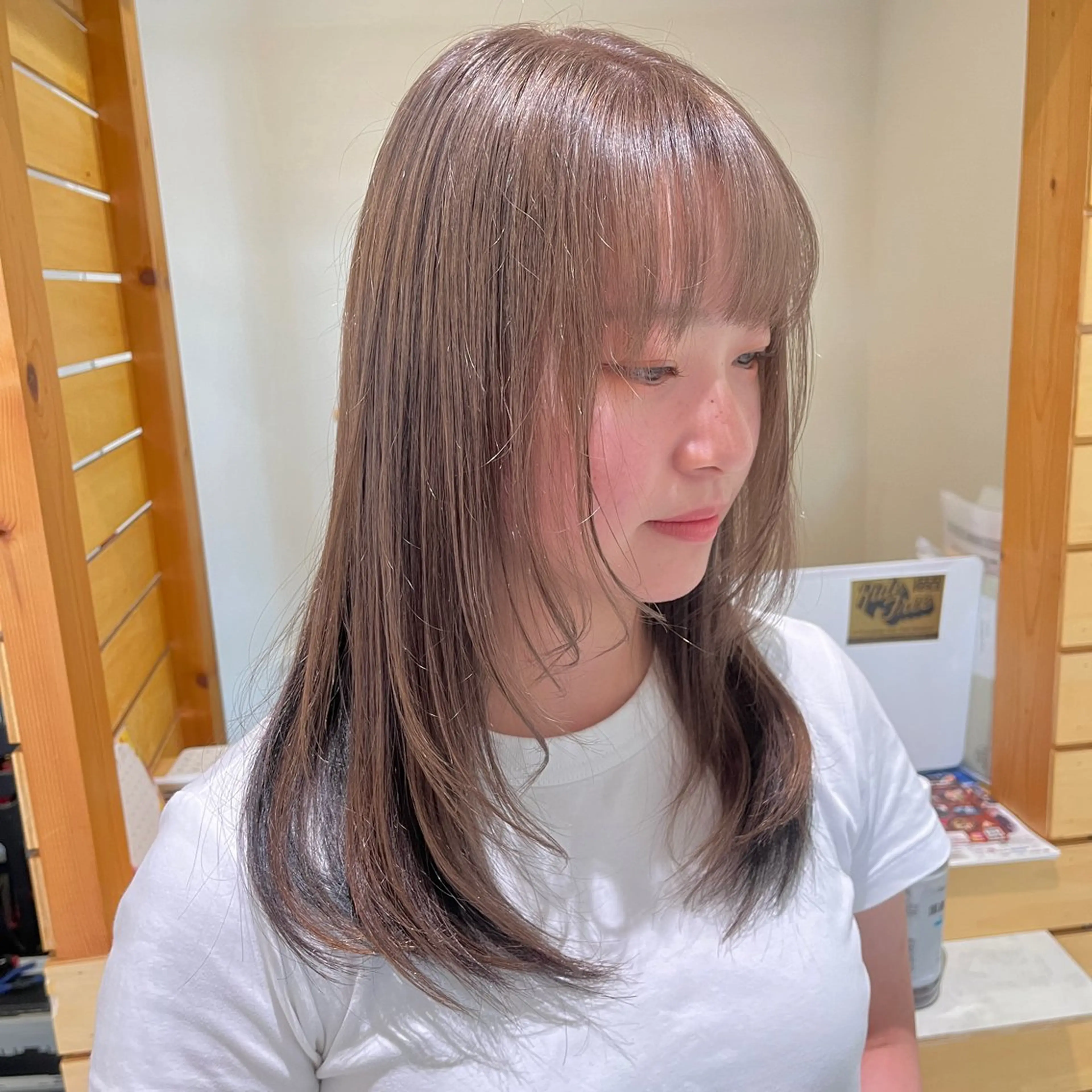 ロング ヘアカラー トリートメント ✨髪質改善🎨 杉本賢人のヘアスタイル