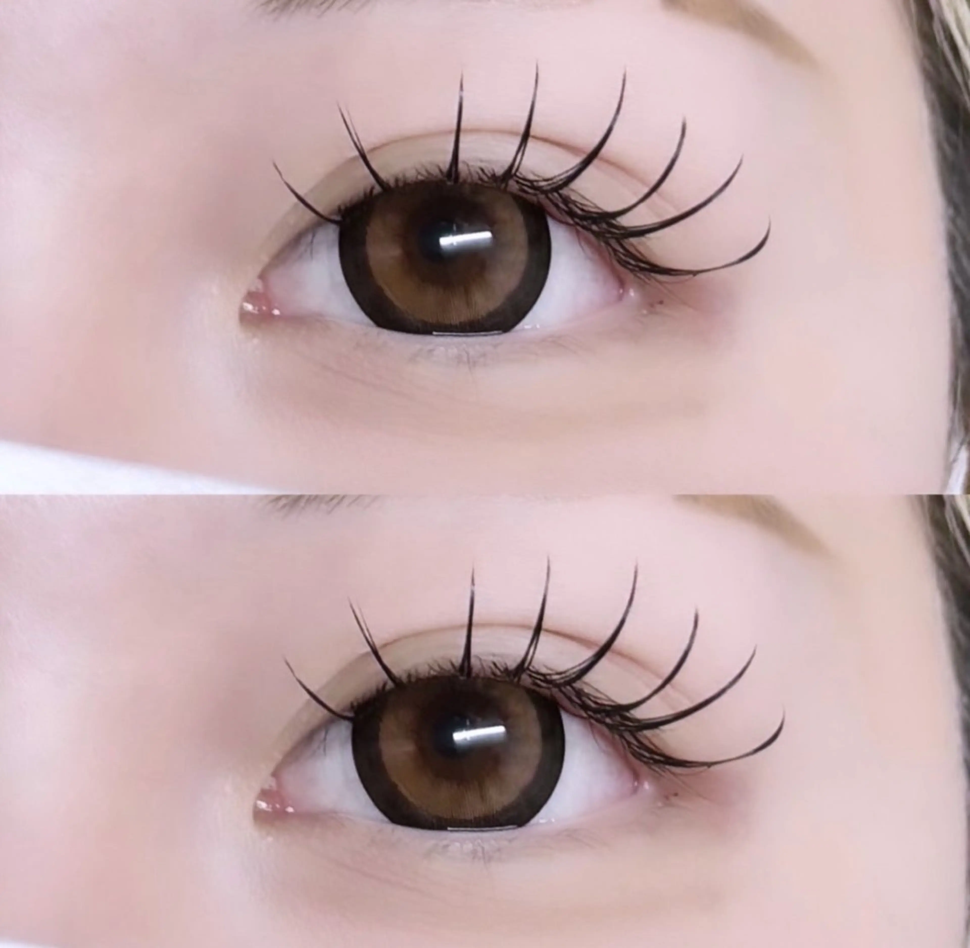 マツエク・マツパ 束感まつ毛 フラットラッシュ ワンホンマツエク mlash Sanonの眉毛・アイブロウイメージ