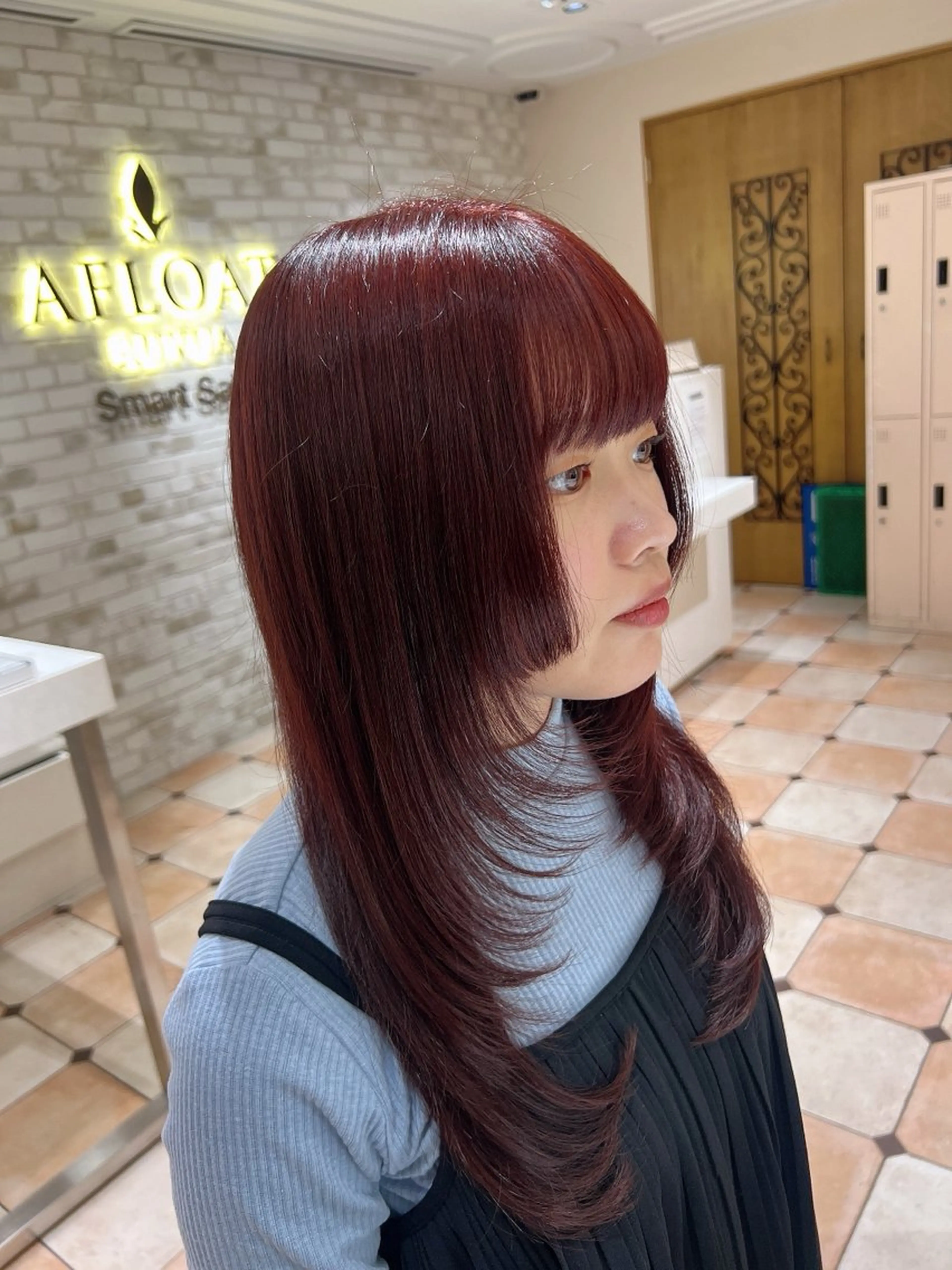 セミロング カラー 新宿/レイヤー/ amu🫧のヘアスタイル